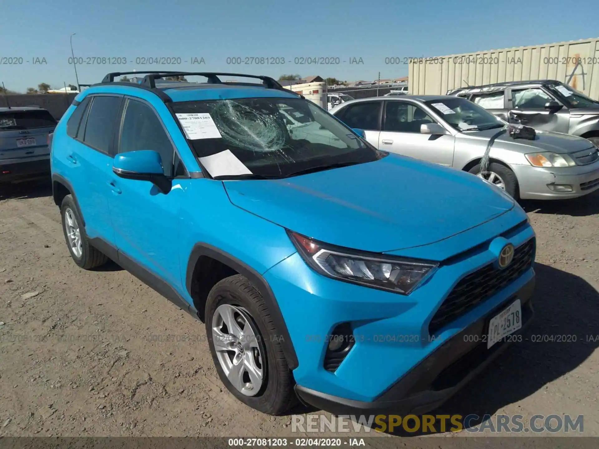 1 Photograph of a damaged car 2T3W1RFV4KW011113 TOYOTA RAV4 2019