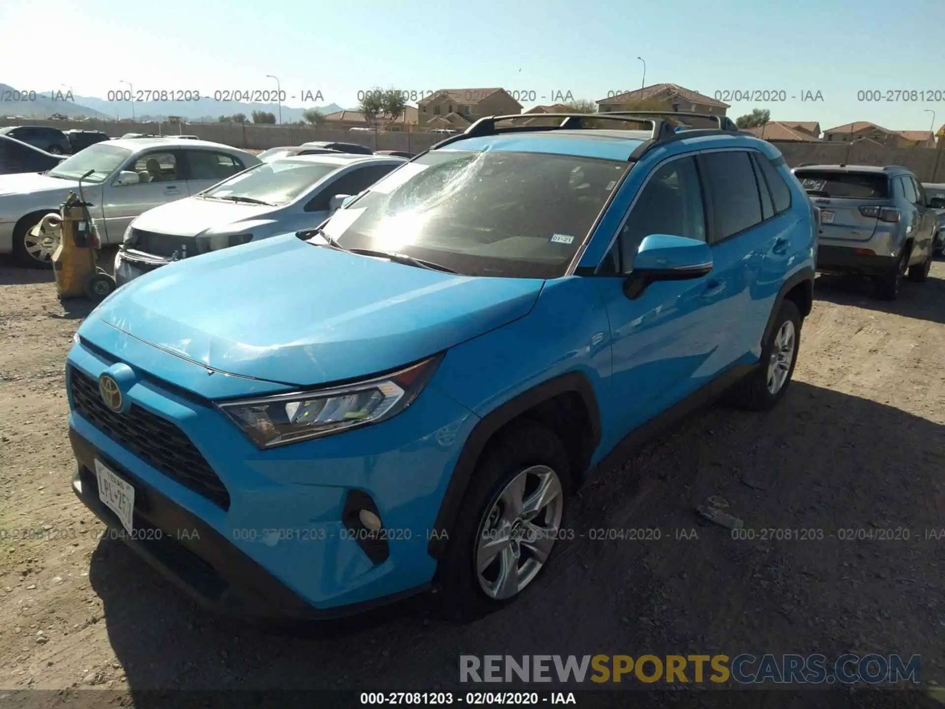 2 Photograph of a damaged car 2T3W1RFV4KW011113 TOYOTA RAV4 2019