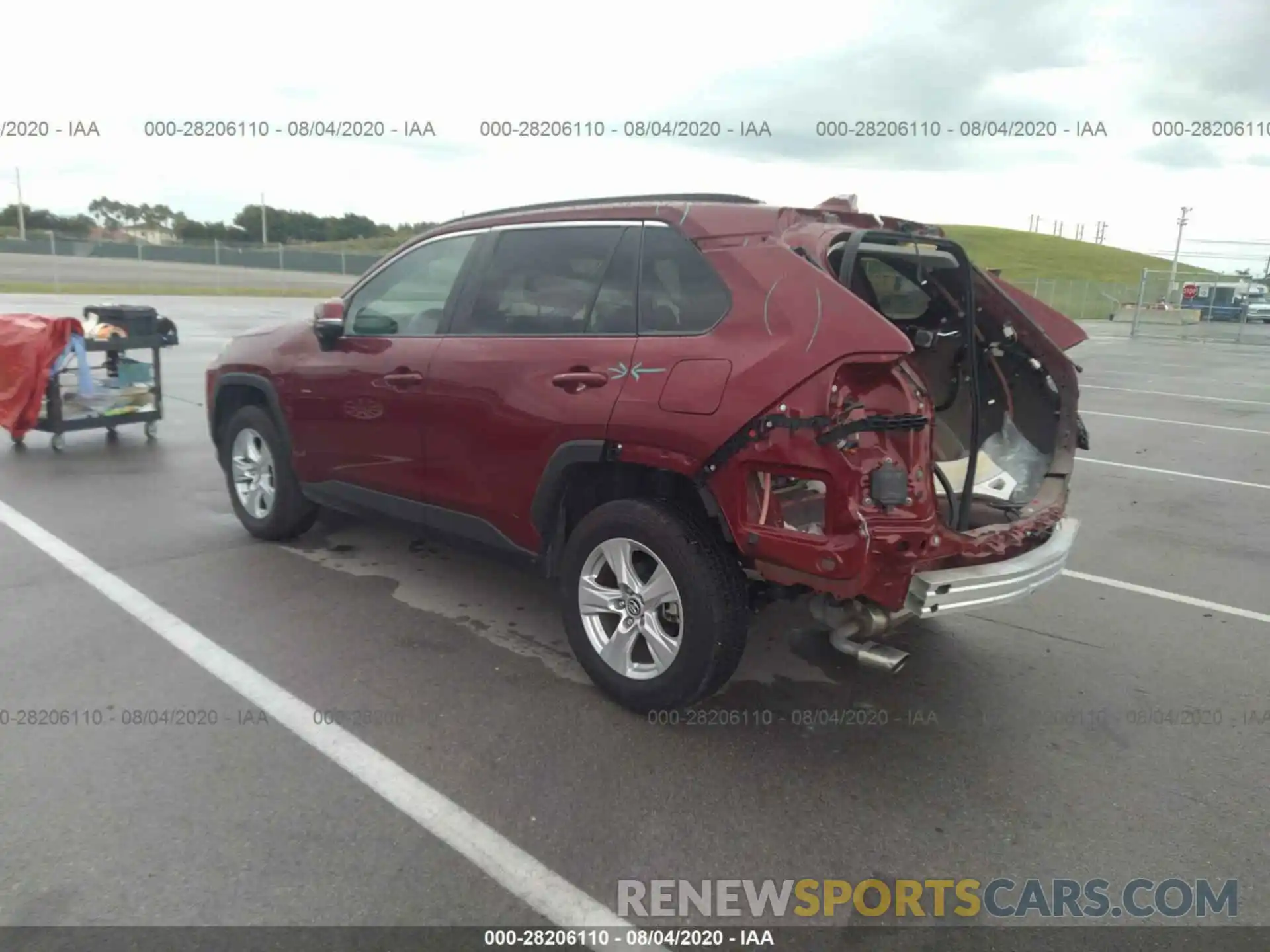 3 Photograph of a damaged car 2T3W1RFV4KW014612 TOYOTA RAV4 2019