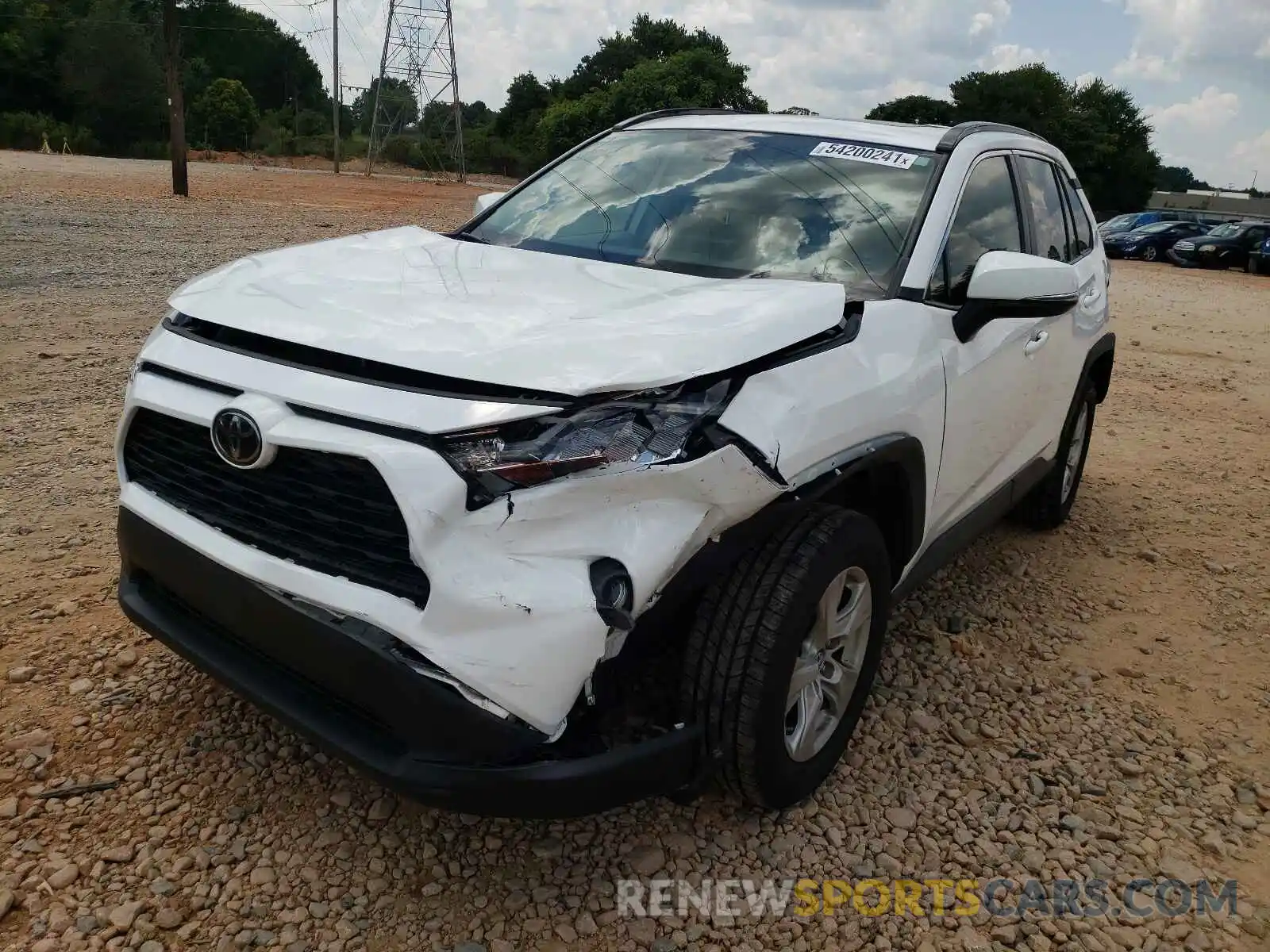 2 Photograph of a damaged car 2T3W1RFV4KW015985 TOYOTA RAV4 2019