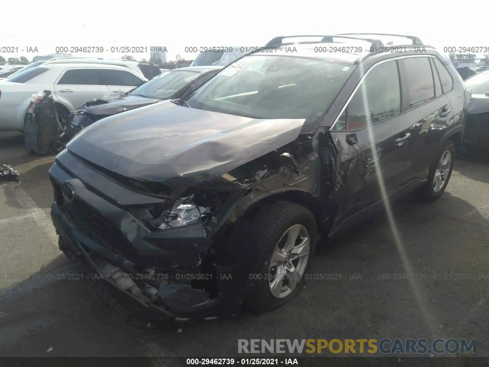 2 Photograph of a damaged car 2T3W1RFV4KW016313 TOYOTA RAV4 2019