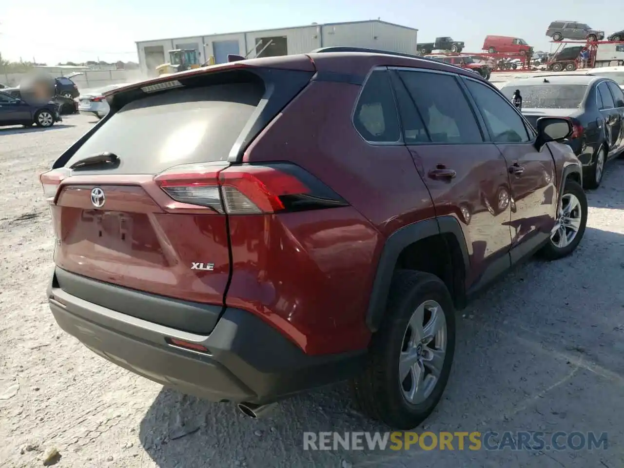 4 Photograph of a damaged car 2T3W1RFV4KW017333 TOYOTA RAV4 2019