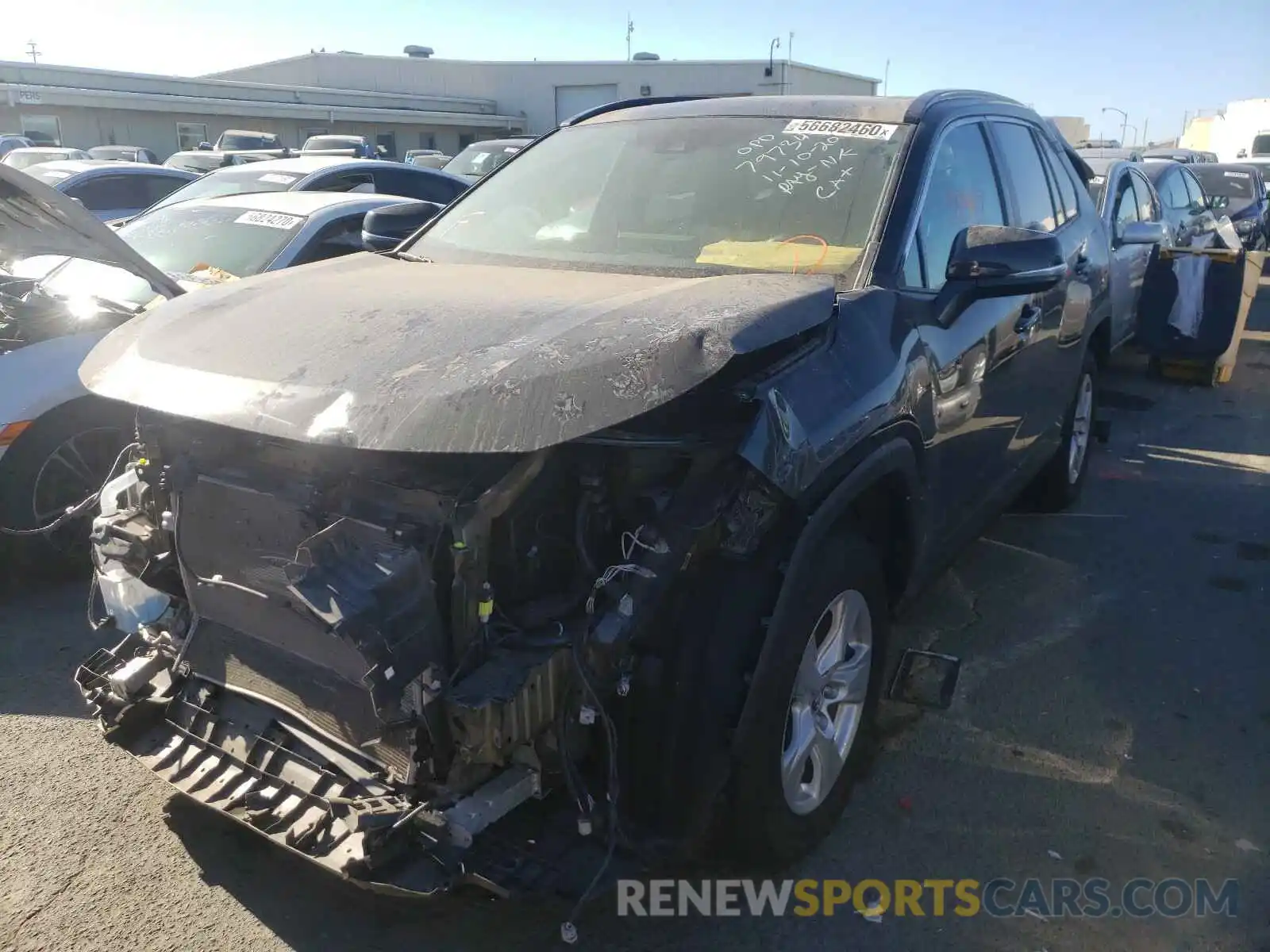 2 Photograph of a damaged car 2T3W1RFV4KW018563 TOYOTA RAV4 2019