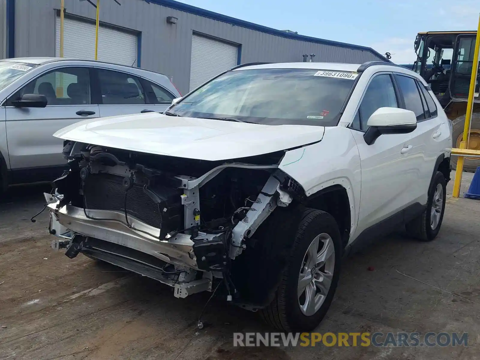 2 Photograph of a damaged car 2T3W1RFV4KW036545 TOYOTA RAV4 2019