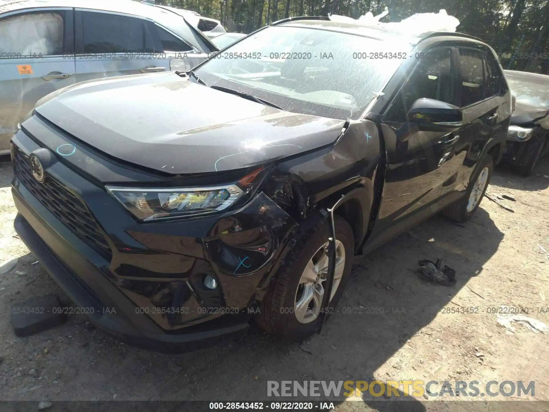 2 Photograph of a damaged car 2T3W1RFV4KW038893 TOYOTA RAV4 2019