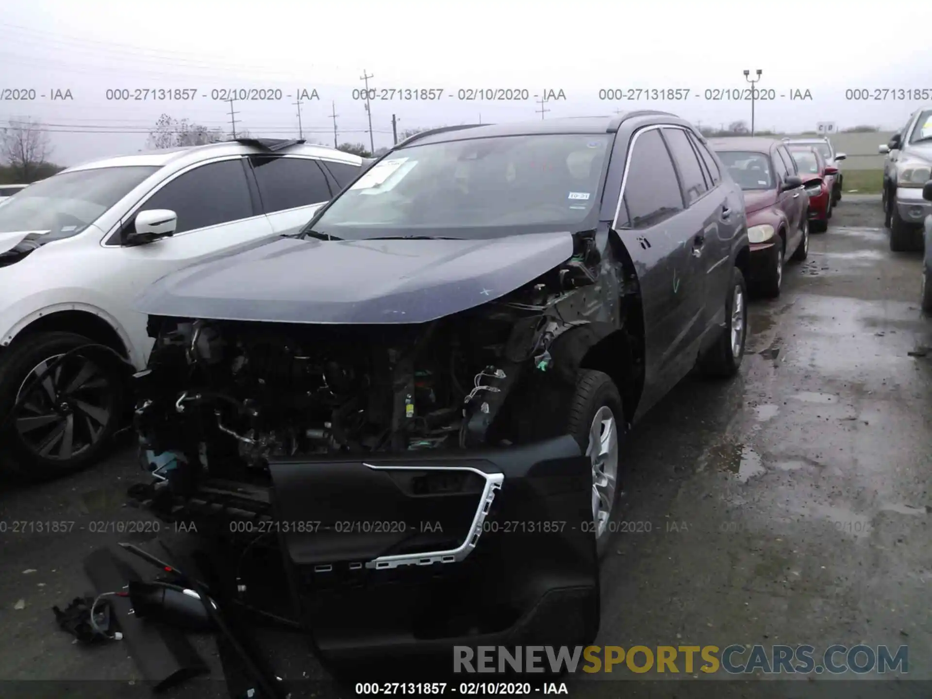 2 Photograph of a damaged car 2T3W1RFV4KW047769 TOYOTA RAV4 2019