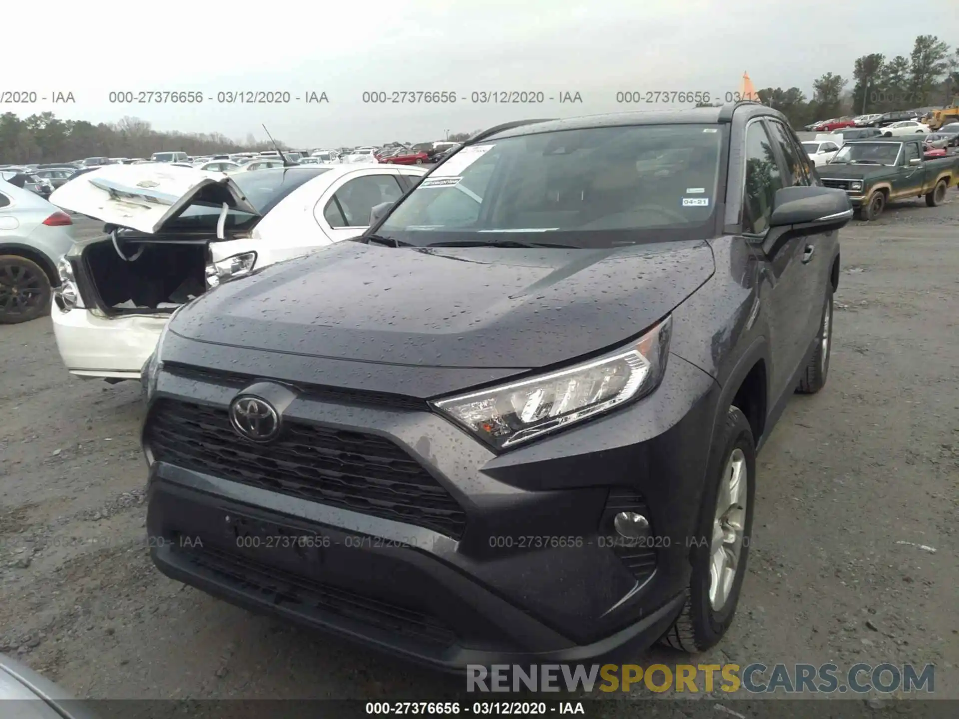 2 Photograph of a damaged car 2T3W1RFV5KC005046 TOYOTA RAV4 2019