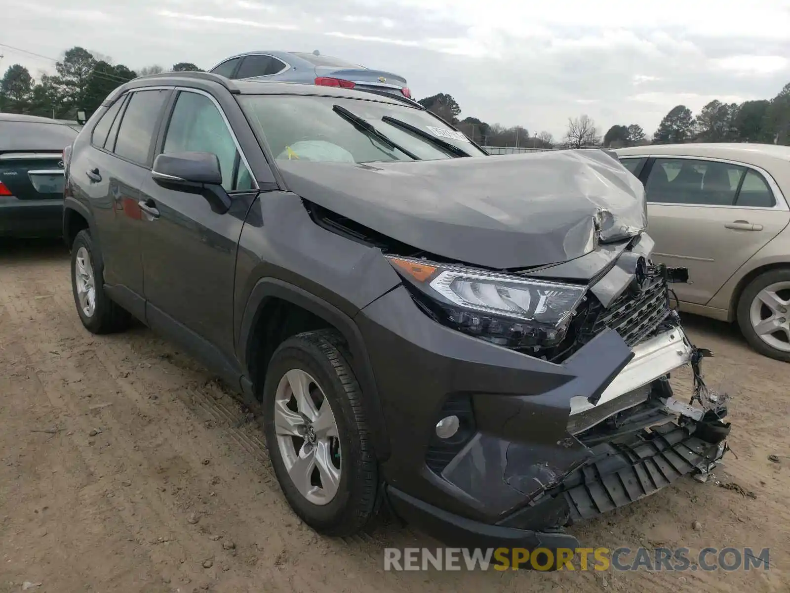 1 Photograph of a damaged car 2T3W1RFV5KC014250 TOYOTA RAV4 2019