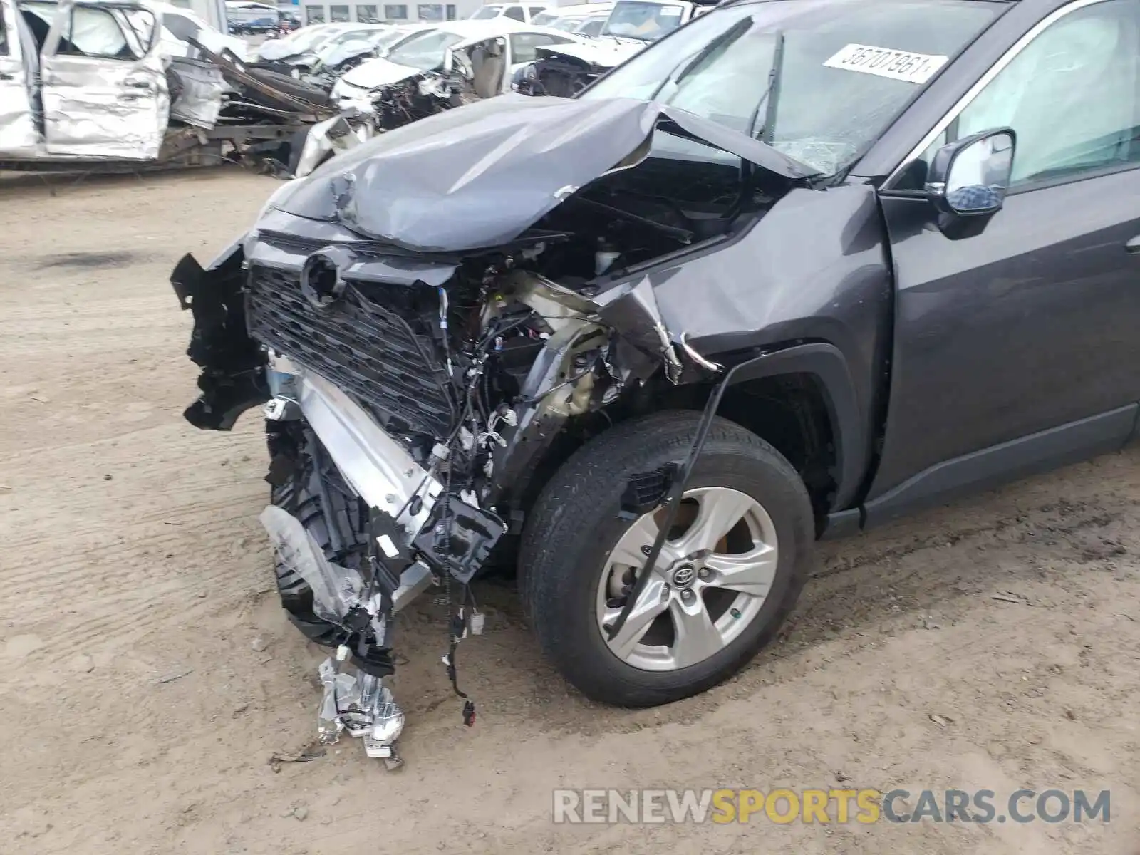 9 Photograph of a damaged car 2T3W1RFV5KC014250 TOYOTA RAV4 2019