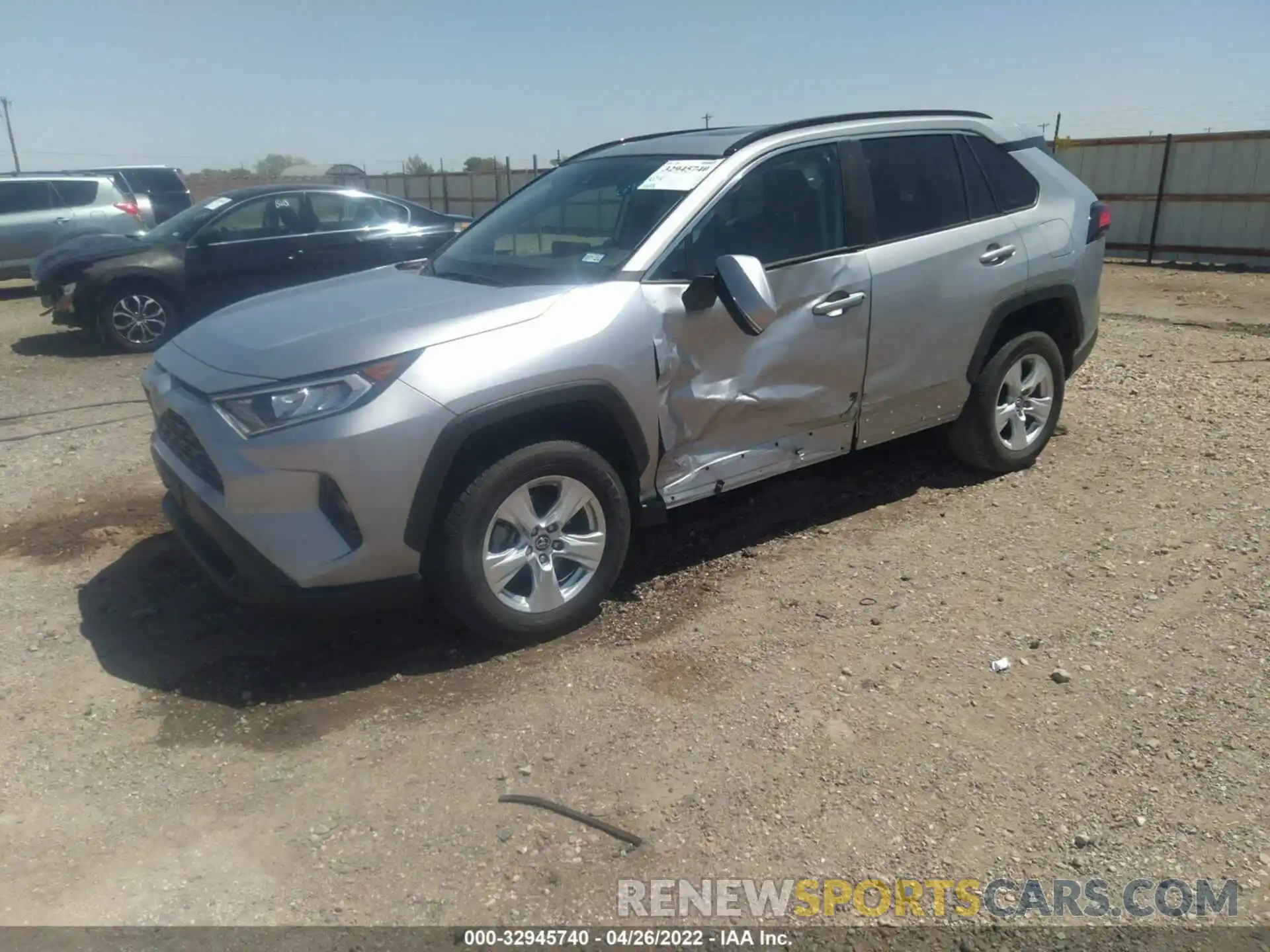 2 Photograph of a damaged car 2T3W1RFV5KC016726 TOYOTA RAV4 2019