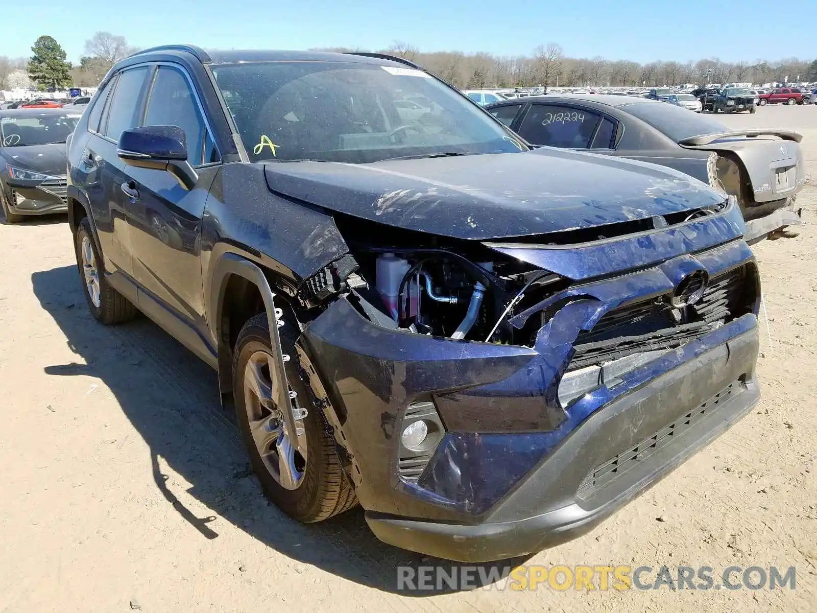 1 Photograph of a damaged car 2T3W1RFV5KC024468 TOYOTA RAV4 2019