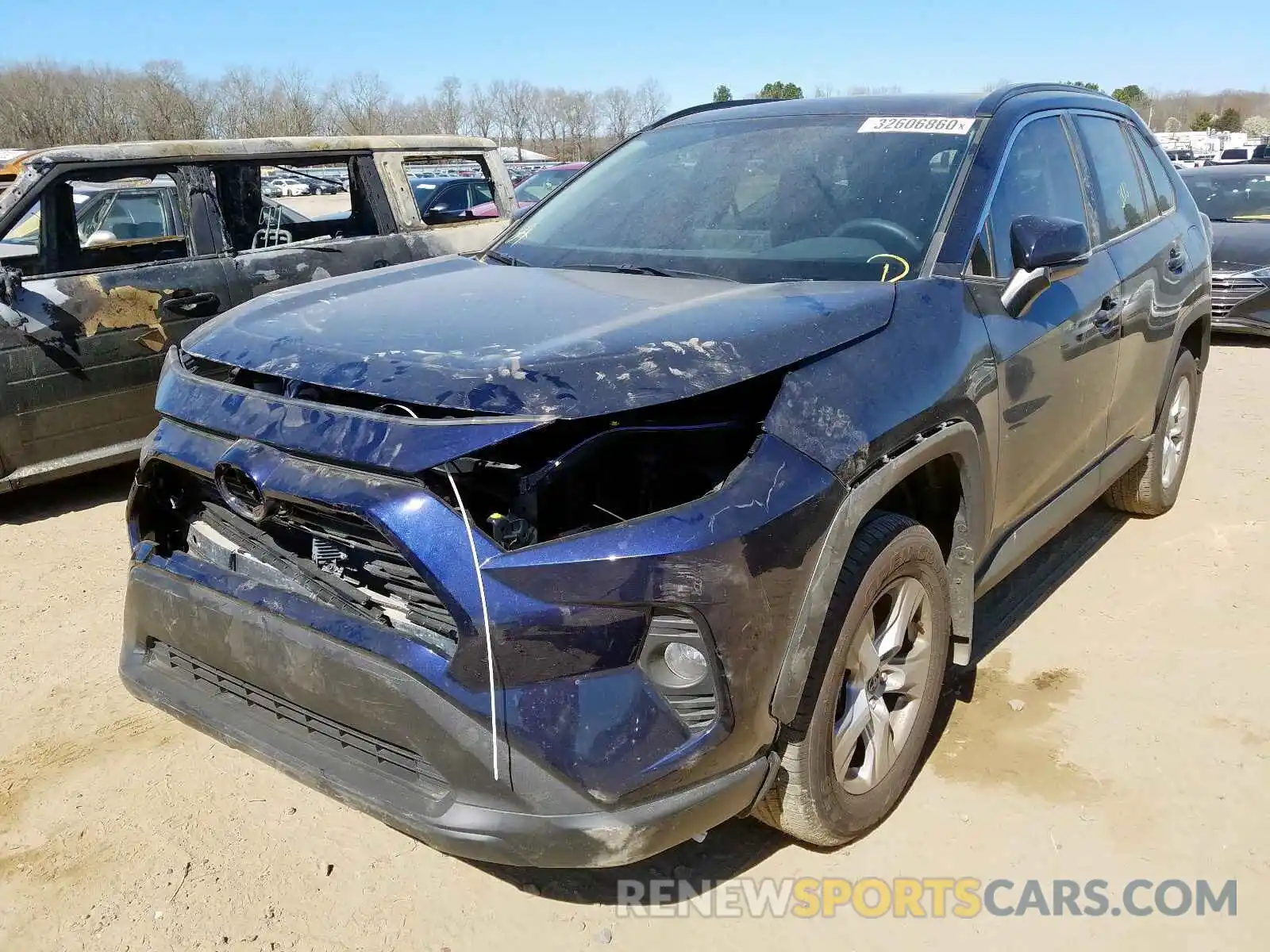 2 Photograph of a damaged car 2T3W1RFV5KC024468 TOYOTA RAV4 2019