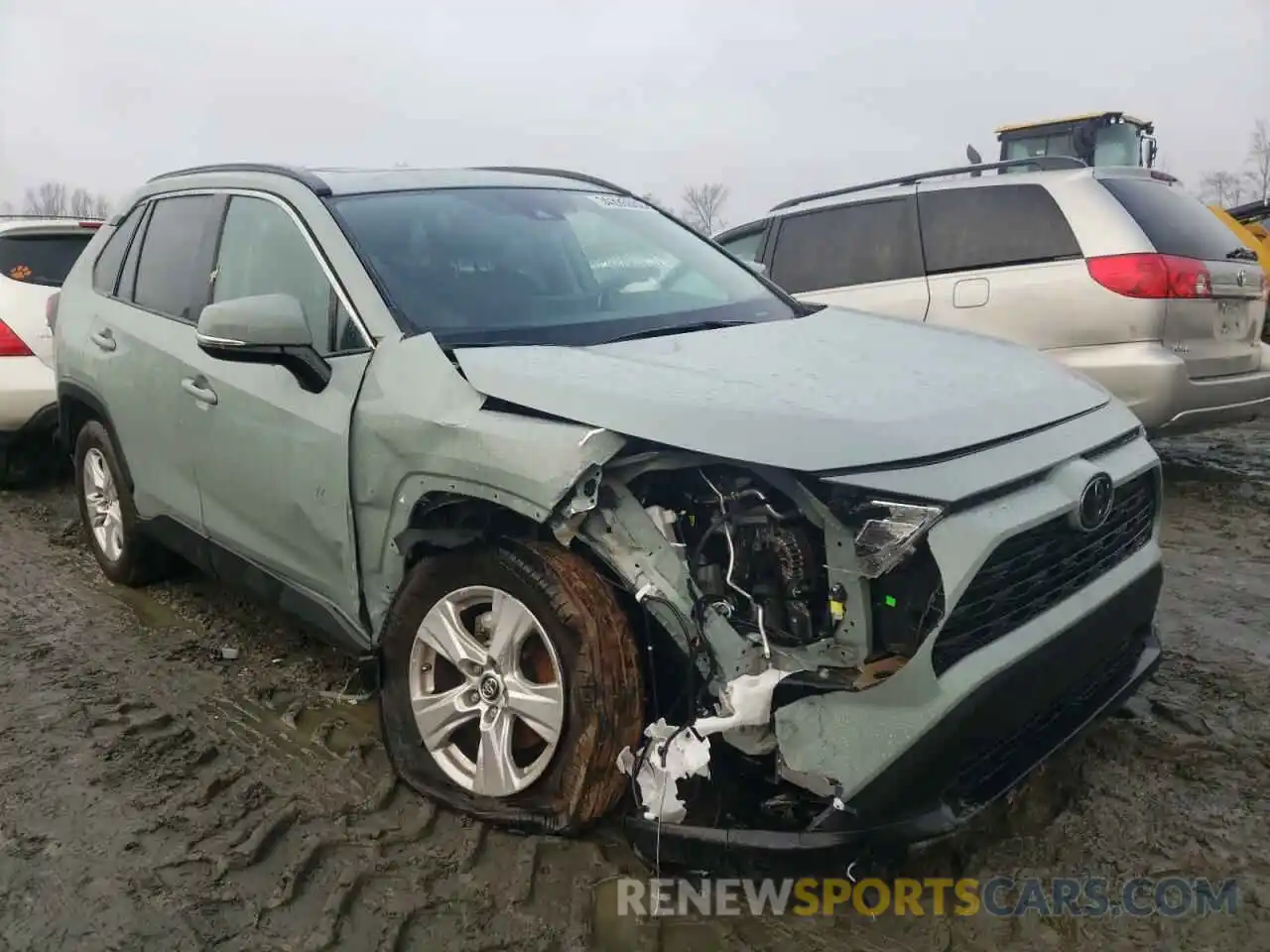 1 Photograph of a damaged car 2T3W1RFV5KC024566 TOYOTA RAV4 2019