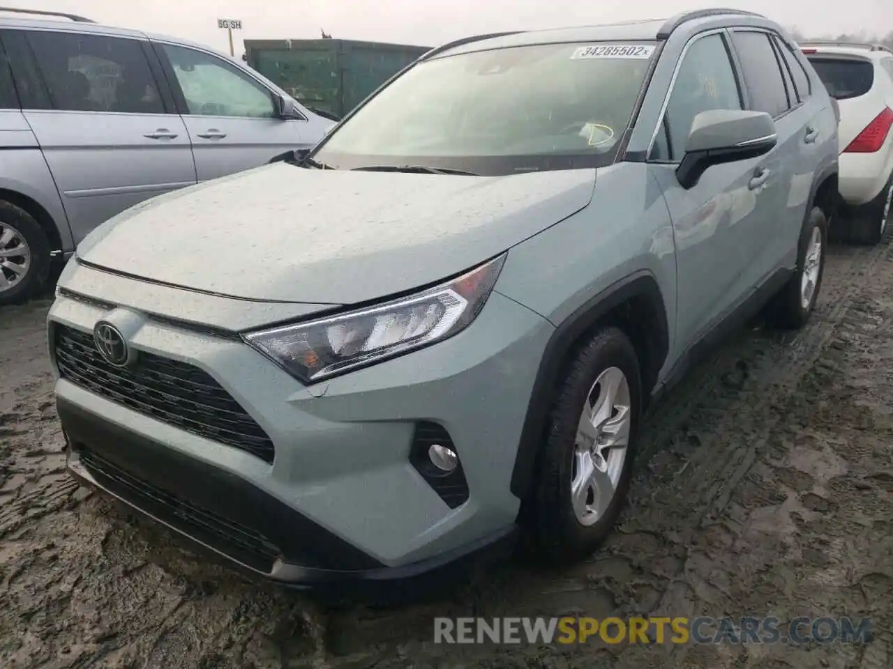 2 Photograph of a damaged car 2T3W1RFV5KC024566 TOYOTA RAV4 2019