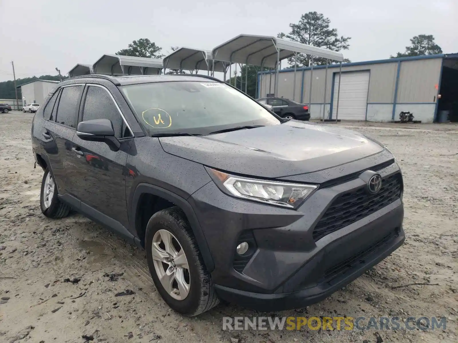 1 Photograph of a damaged car 2T3W1RFV5KC024955 TOYOTA RAV4 2019