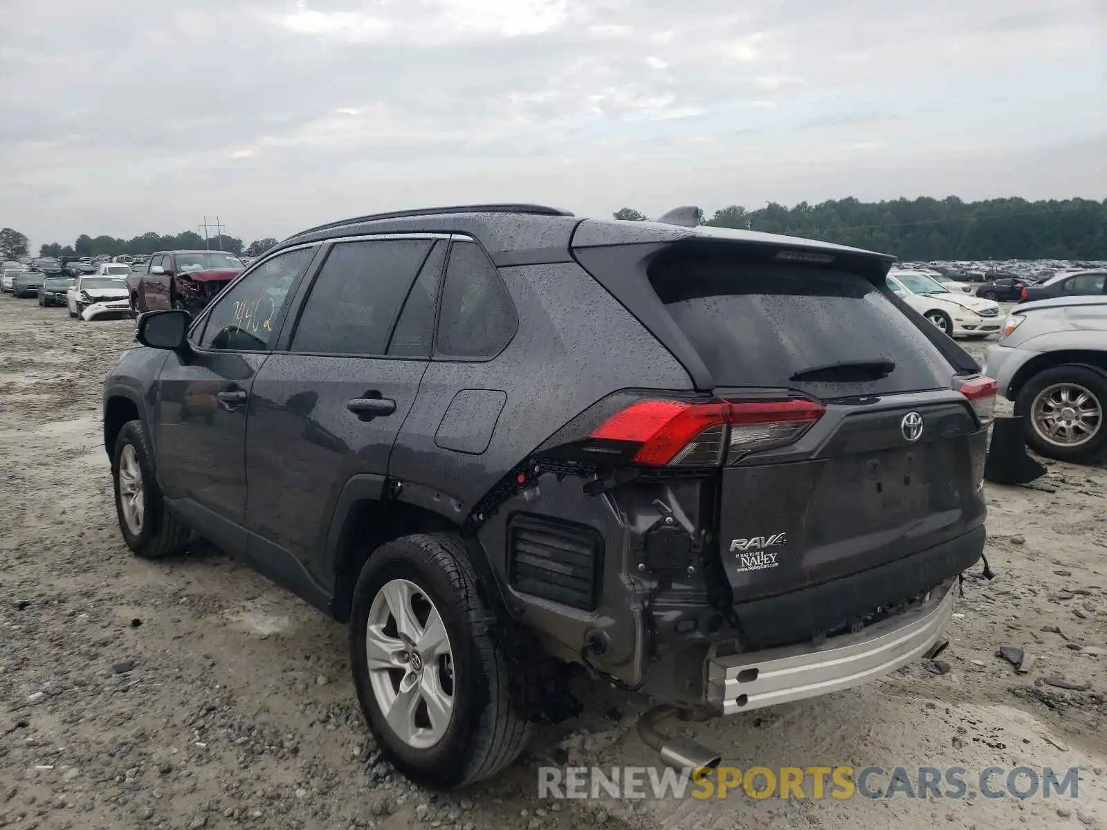 3 Фотография поврежденного автомобиля 2T3W1RFV5KC024955 TOYOTA RAV4 2019