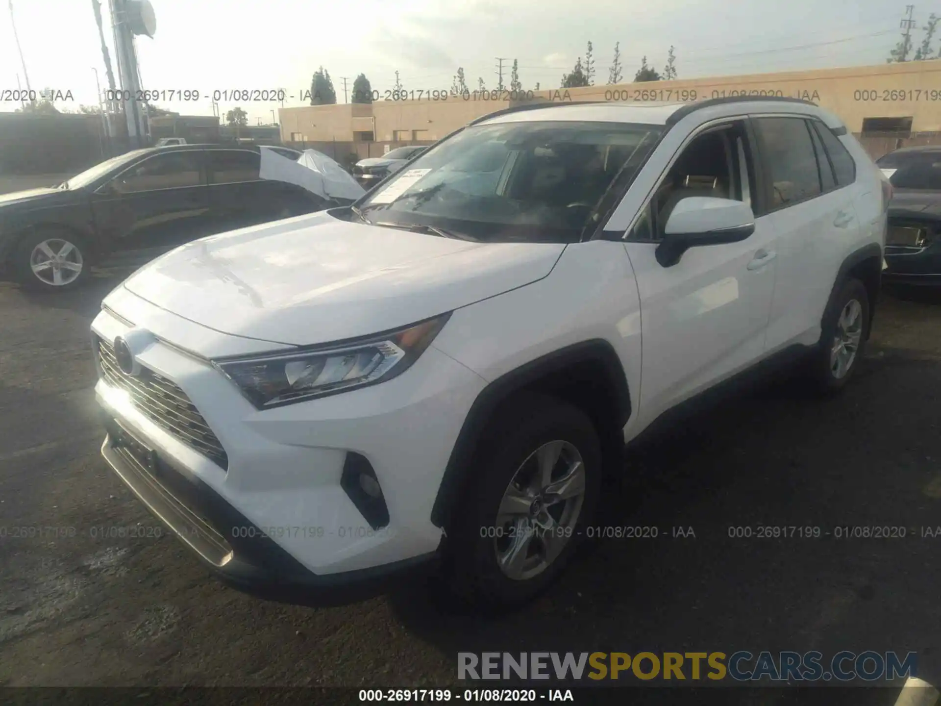 2 Photograph of a damaged car 2T3W1RFV5KC025135 TOYOTA RAV4 2019