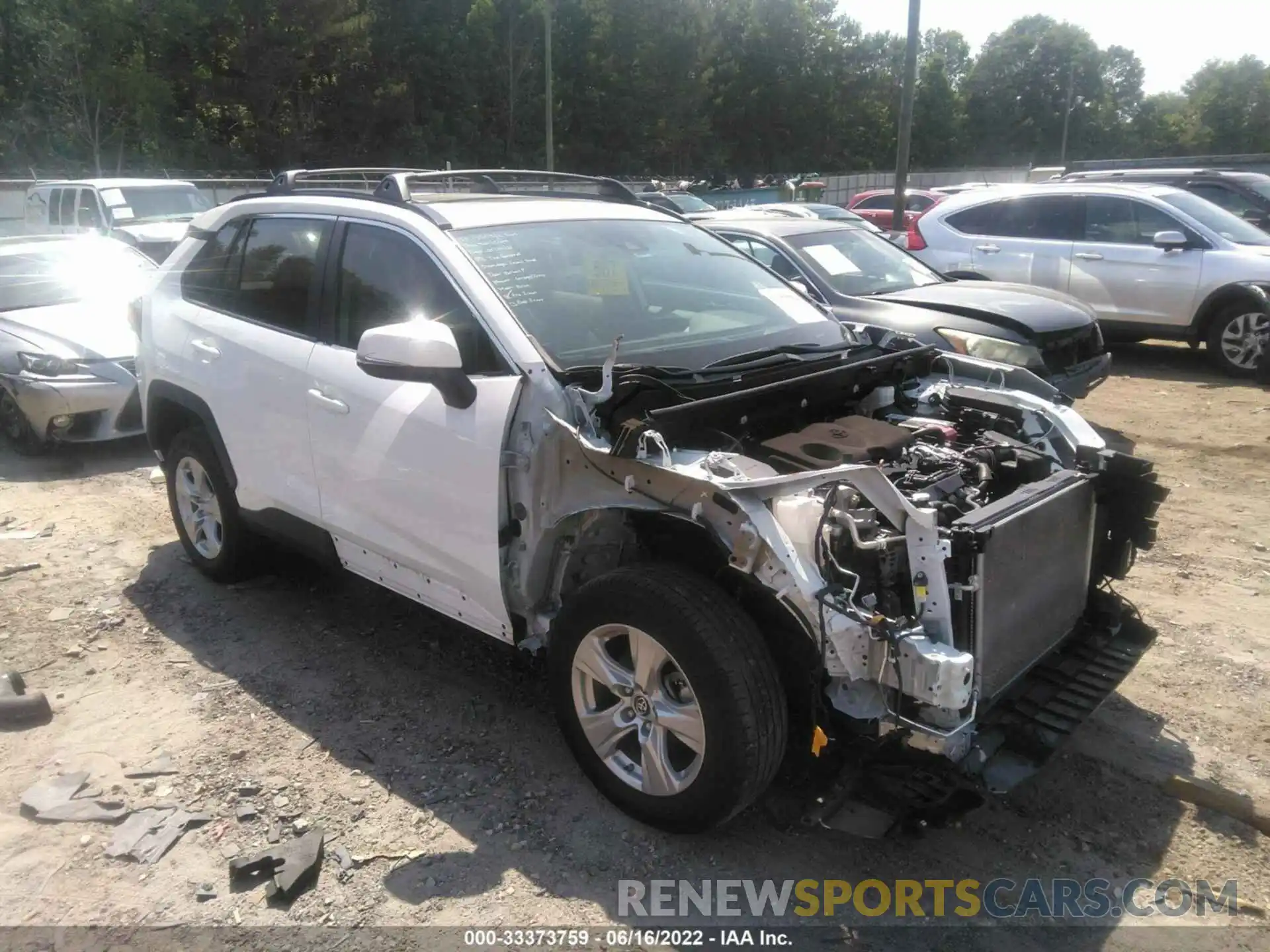 1 Photograph of a damaged car 2T3W1RFV5KC031923 TOYOTA RAV4 2019