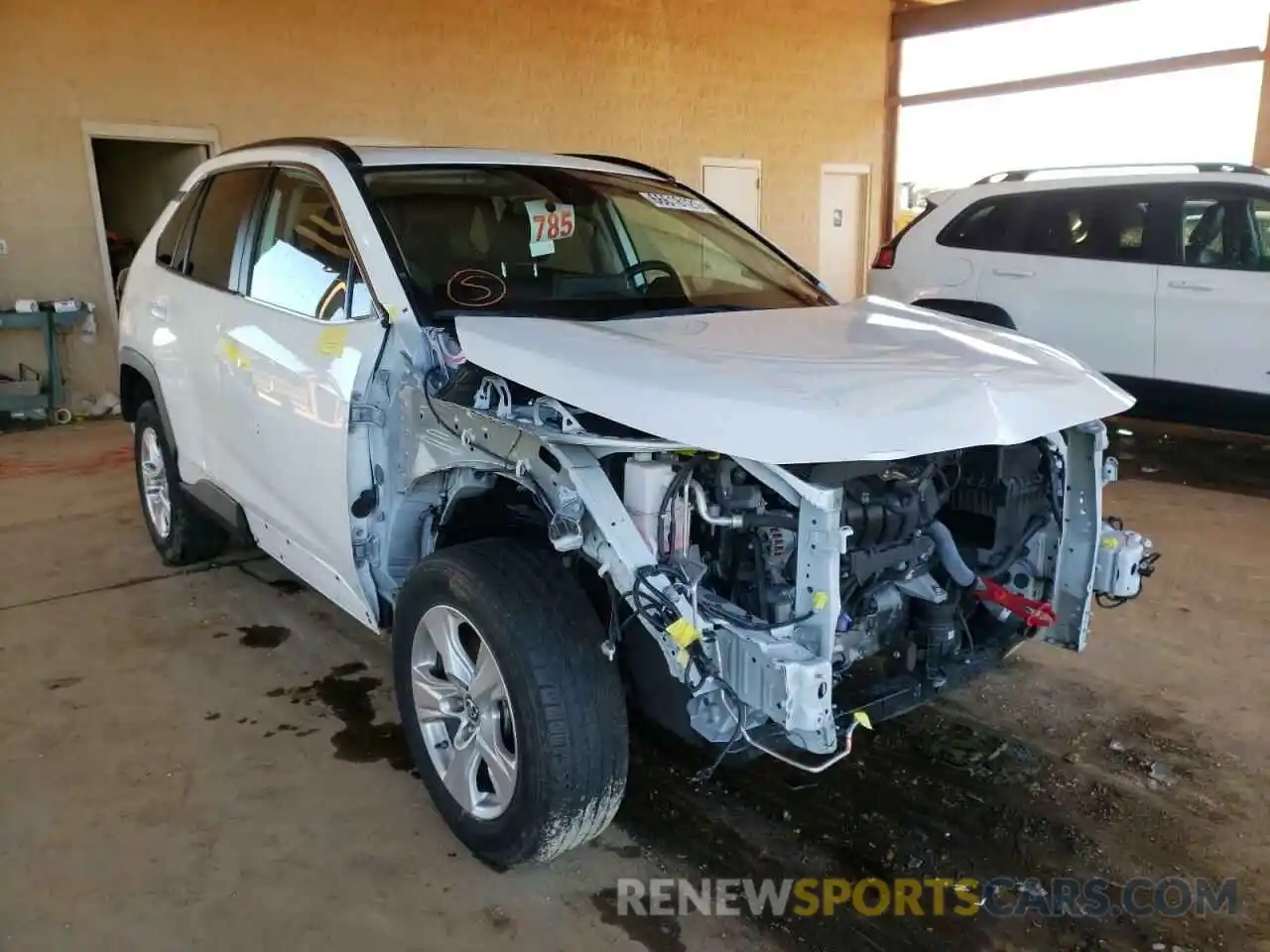 1 Photograph of a damaged car 2T3W1RFV5KW001612 TOYOTA RAV4 2019