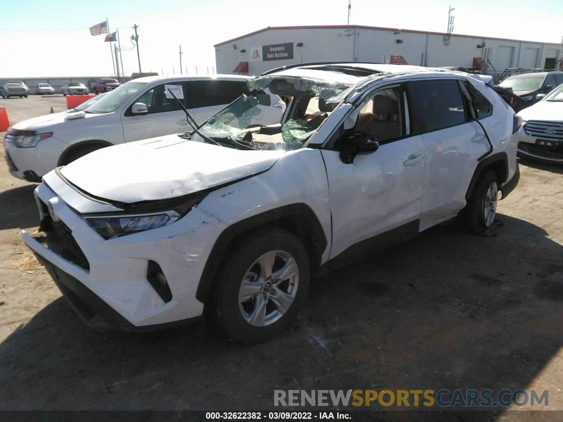 2 Photograph of a damaged car 2T3W1RFV5KW006793 TOYOTA RAV4 2019