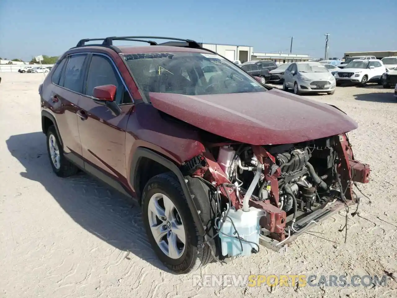 1 Photograph of a damaged car 2T3W1RFV5KW017924 TOYOTA RAV4 2019