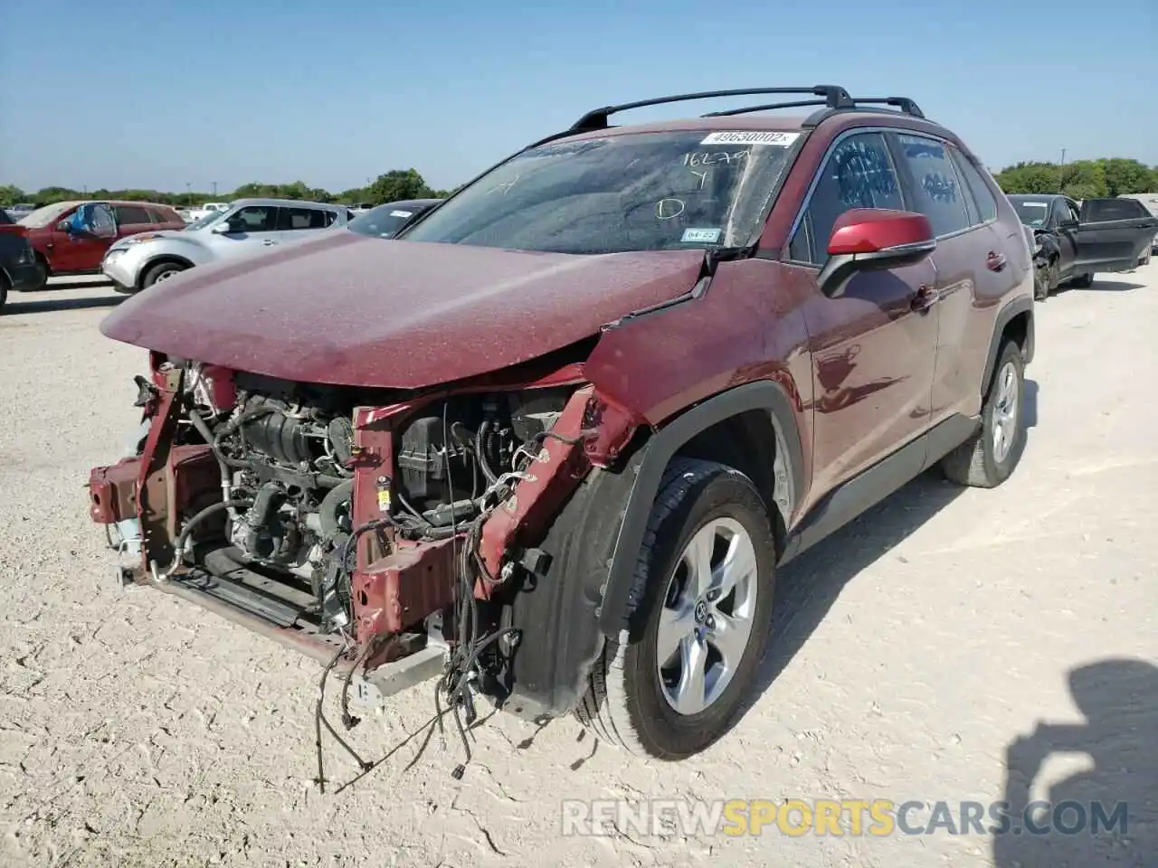 2 Photograph of a damaged car 2T3W1RFV5KW017924 TOYOTA RAV4 2019