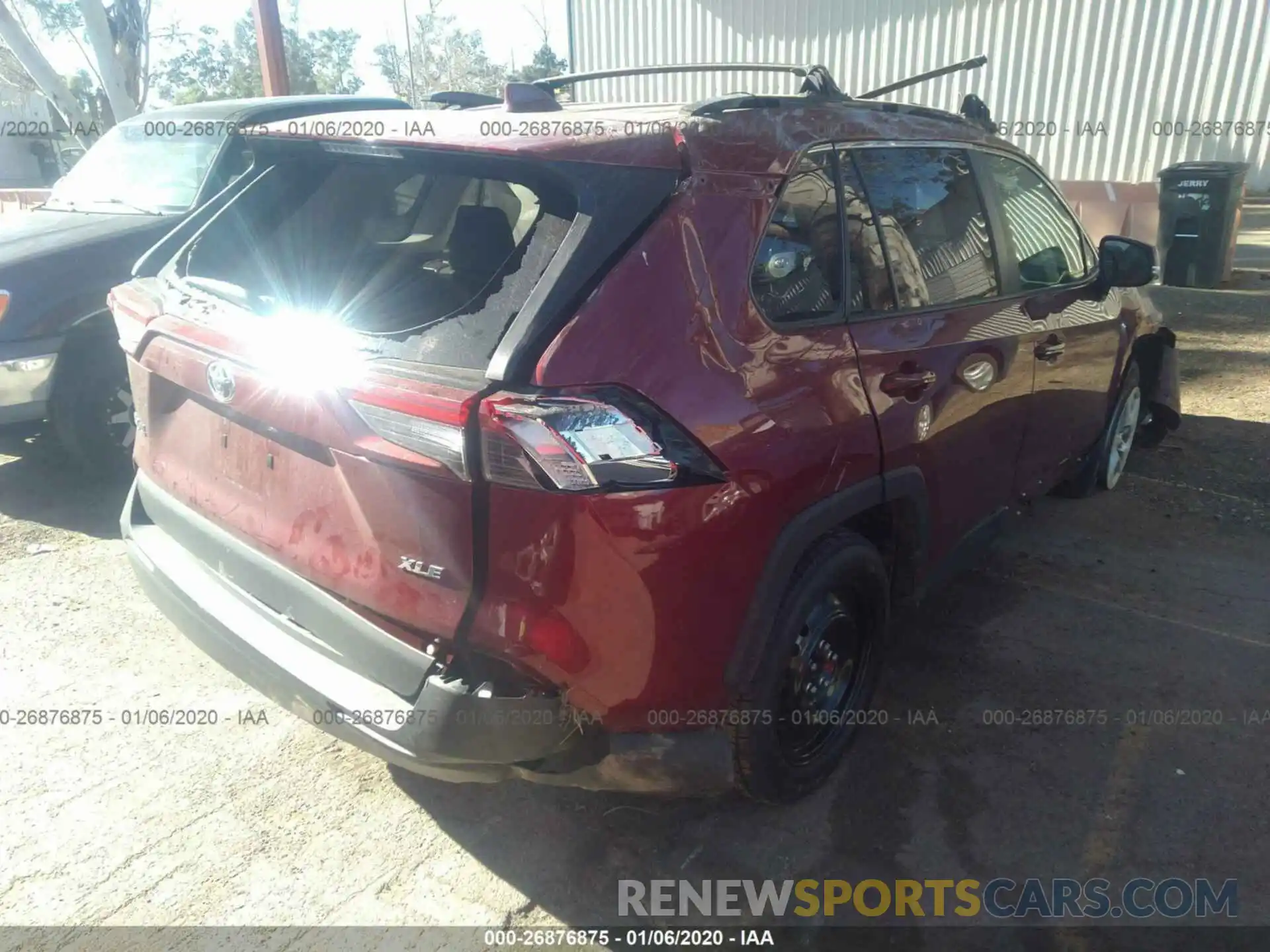 4 Photograph of a damaged car 2T3W1RFV5KW019074 TOYOTA RAV4 2019