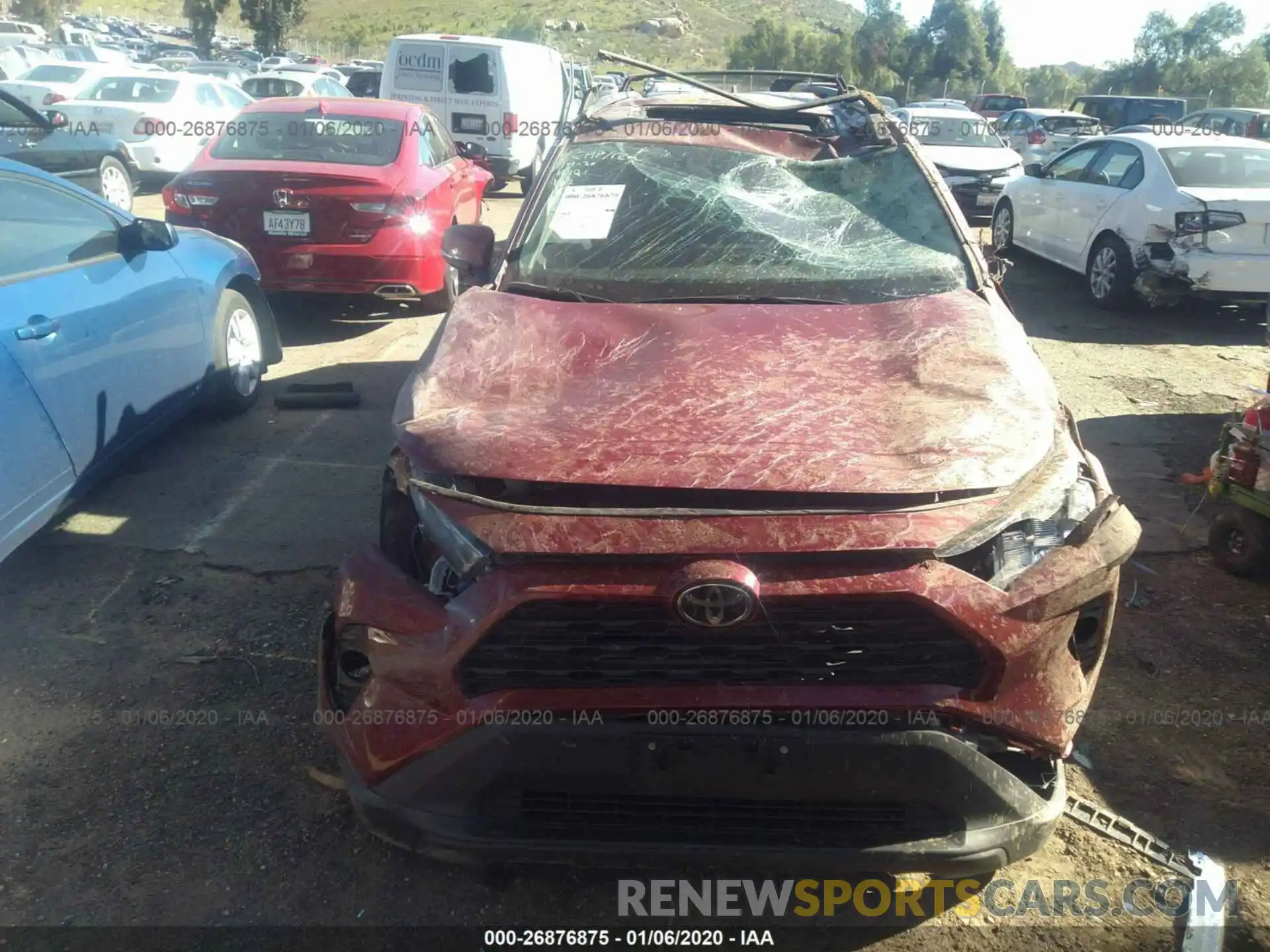 6 Photograph of a damaged car 2T3W1RFV5KW019074 TOYOTA RAV4 2019