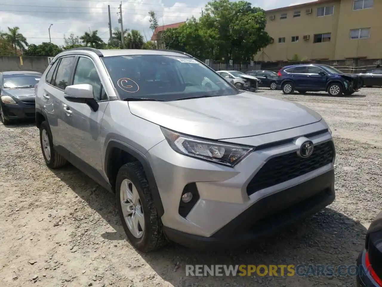 1 Фотография поврежденного автомобиля 2T3W1RFV5KW019320 TOYOTA RAV4 2019