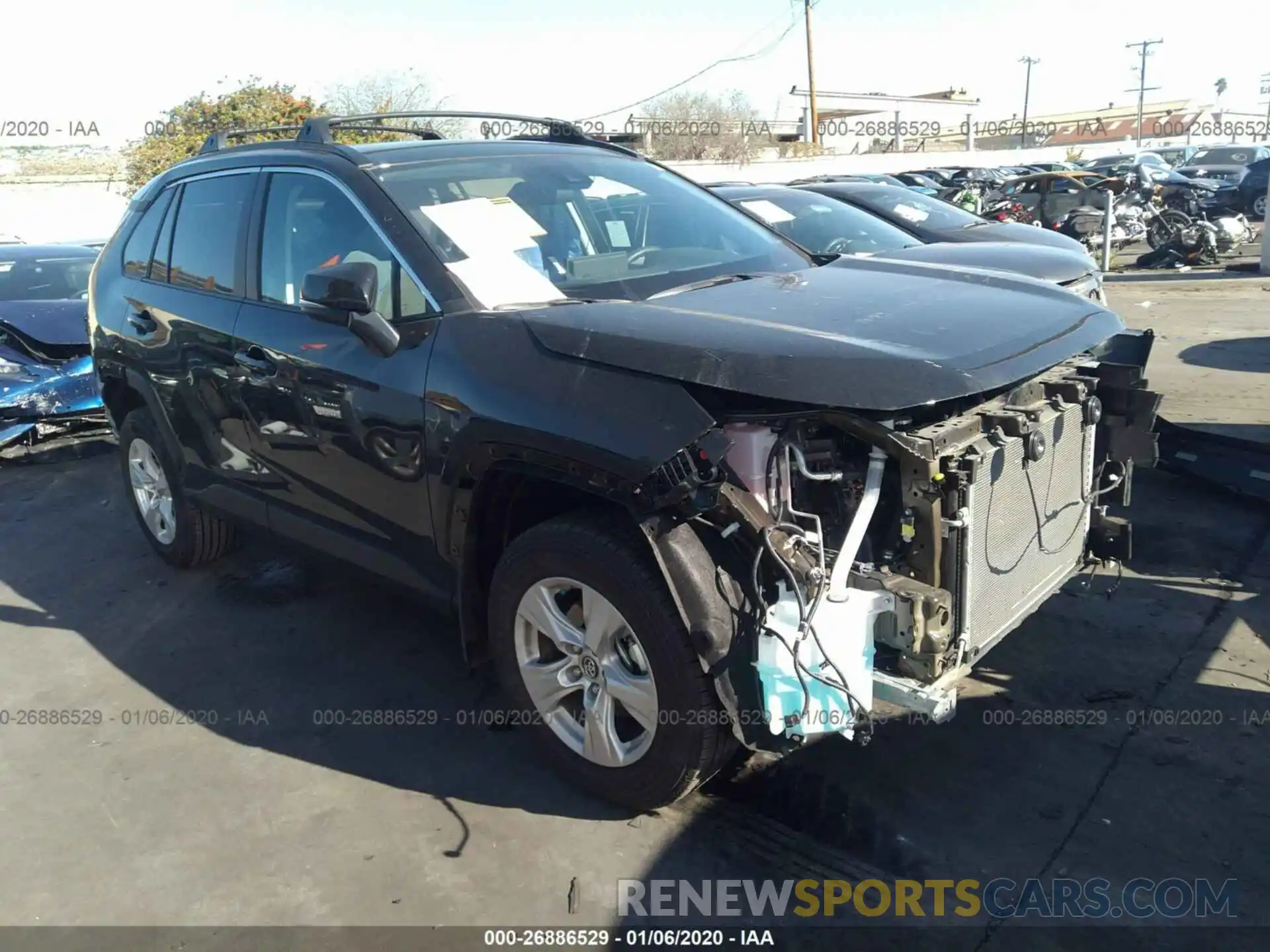 1 Photograph of a damaged car 2T3W1RFV5KW047831 TOYOTA RAV4 2019