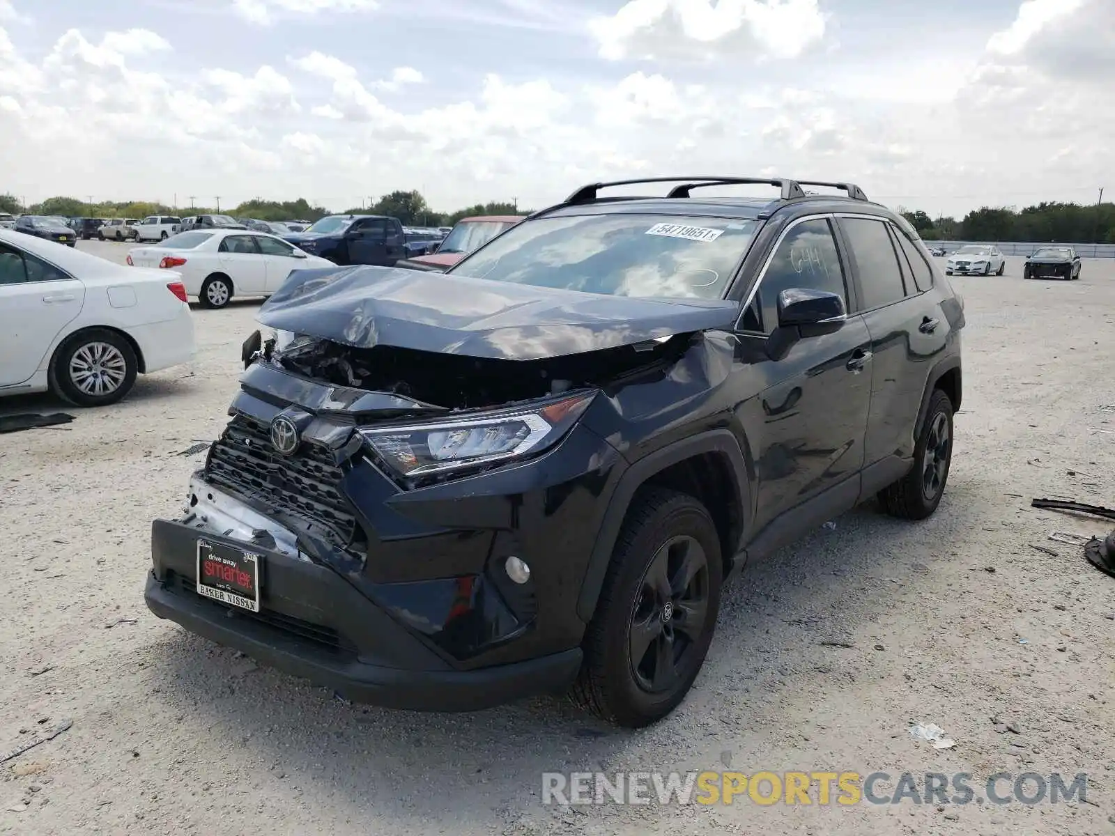 2 Photograph of a damaged car 2T3W1RFV5KW054939 TOYOTA RAV4 2019