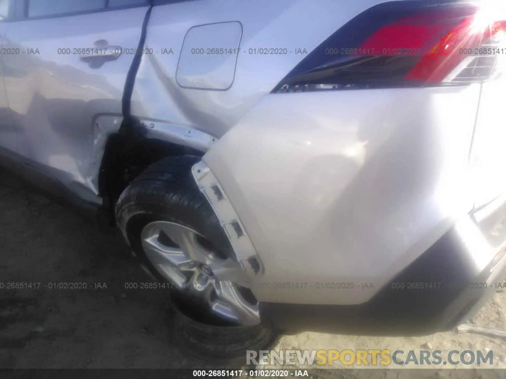 6 Photograph of a damaged car 2T3W1RFV5KW055184 TOYOTA RAV4 2019