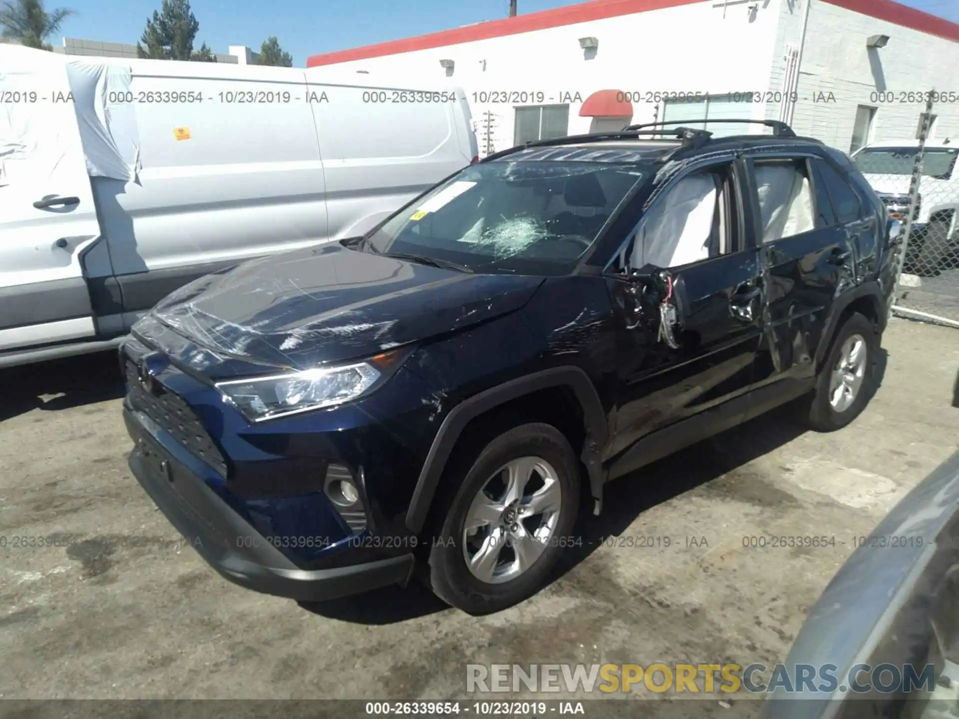 2 Фотография поврежденного автомобиля 2T3W1RFV6KC001409 TOYOTA RAV4 2019