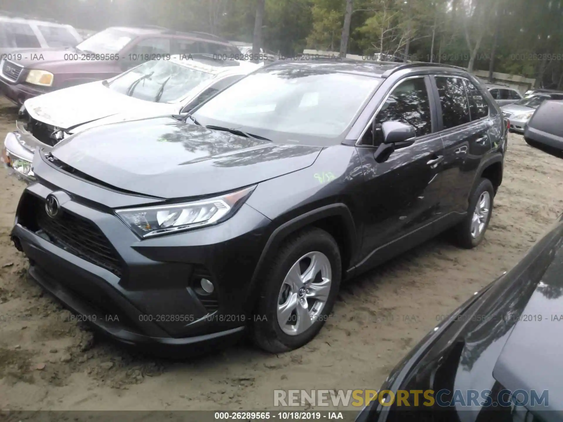 2 Photograph of a damaged car 2T3W1RFV6KC004651 TOYOTA RAV4 2019