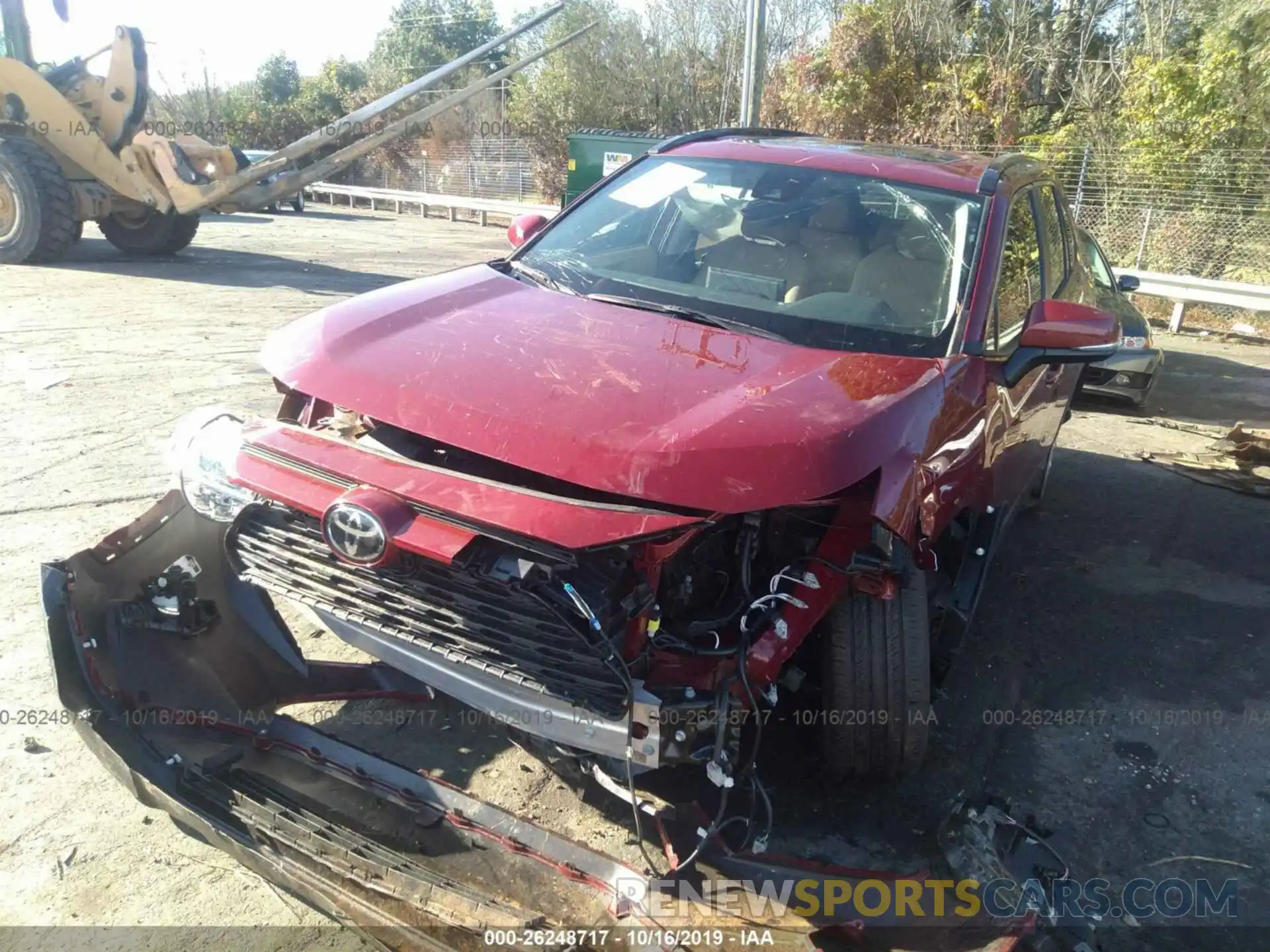 6 Photograph of a damaged car 2T3W1RFV6KC005976 TOYOTA RAV4 2019