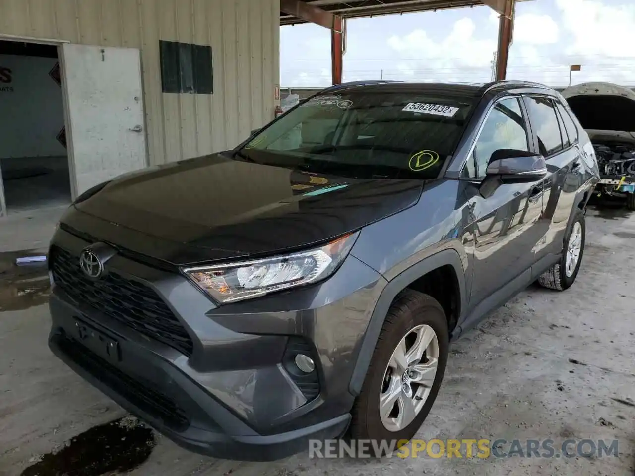 2 Photograph of a damaged car 2T3W1RFV6KC006884 TOYOTA RAV4 2019