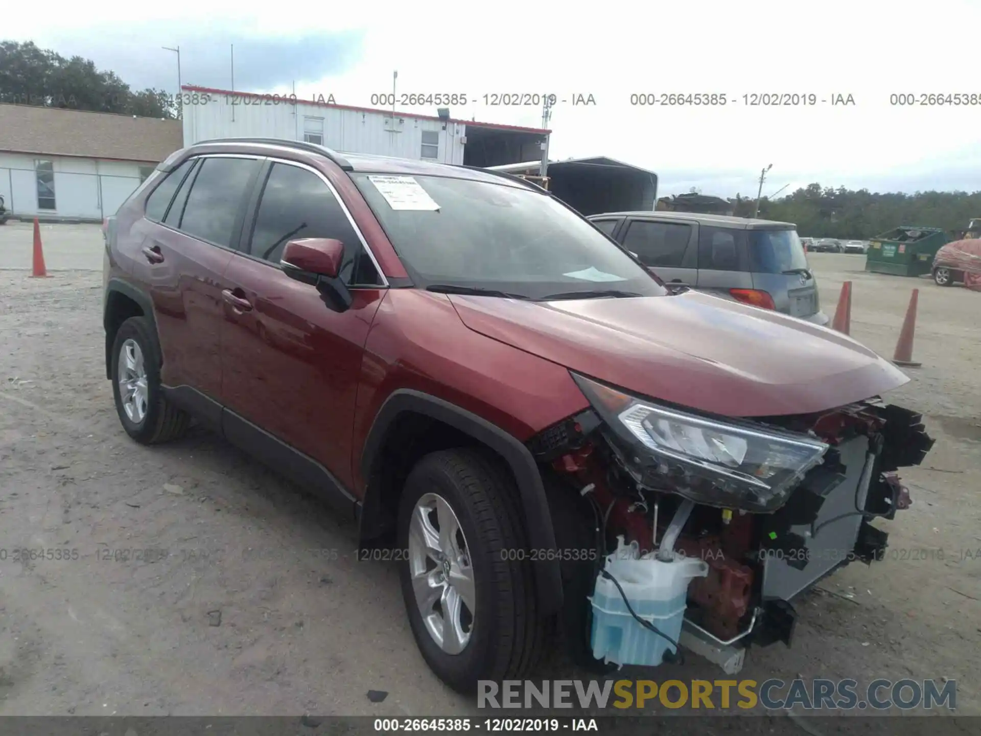 1 Photograph of a damaged car 2T3W1RFV6KC007212 TOYOTA RAV4 2019