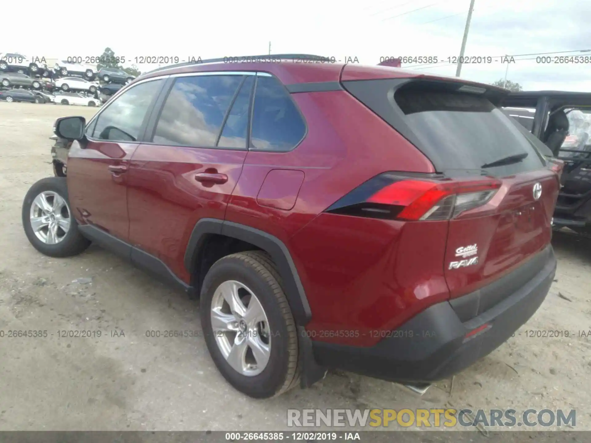 3 Photograph of a damaged car 2T3W1RFV6KC007212 TOYOTA RAV4 2019