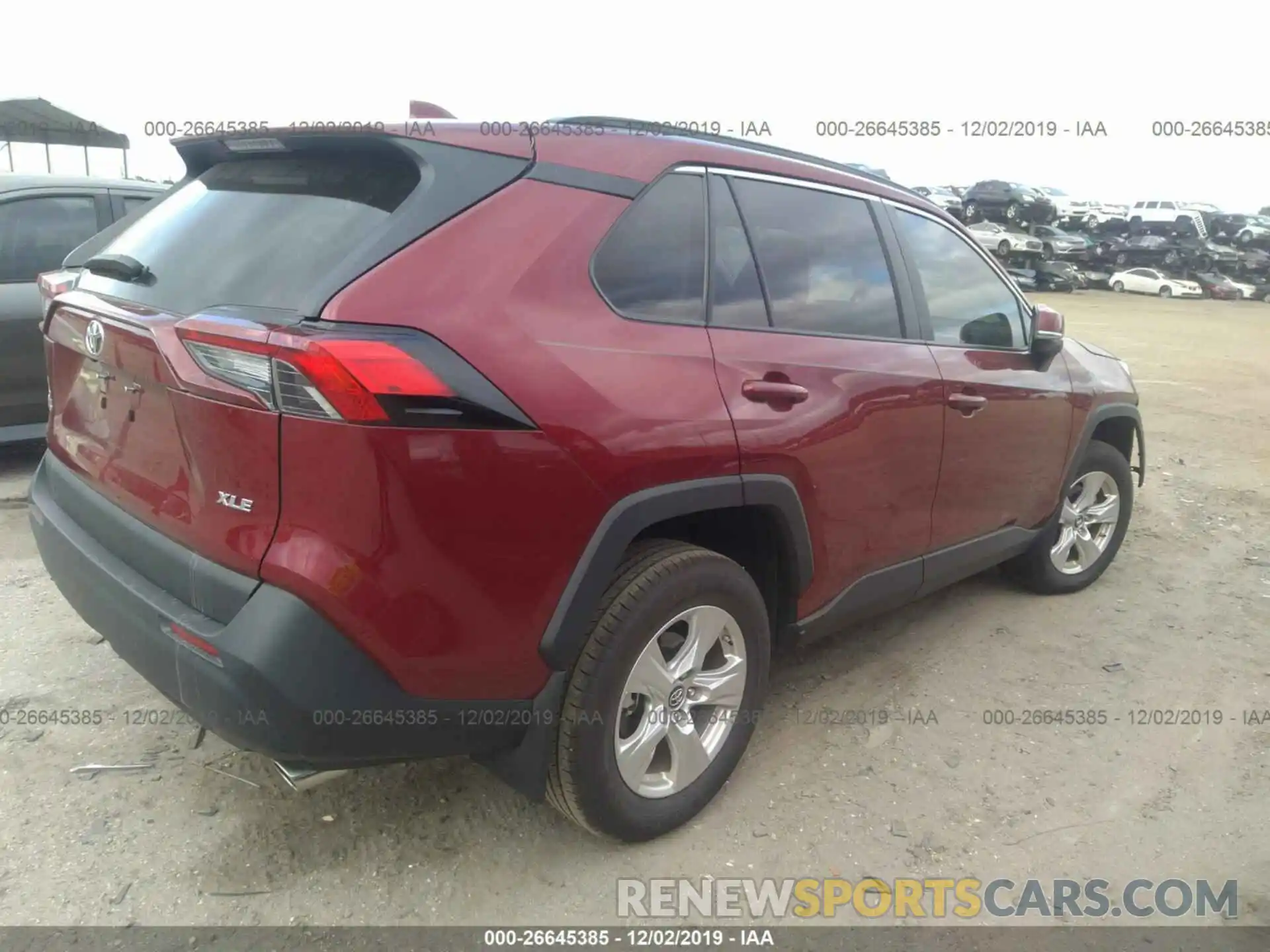 4 Photograph of a damaged car 2T3W1RFV6KC007212 TOYOTA RAV4 2019