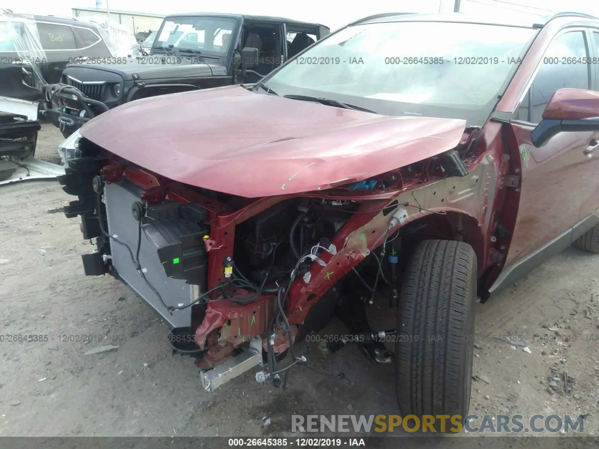 6 Photograph of a damaged car 2T3W1RFV6KC007212 TOYOTA RAV4 2019