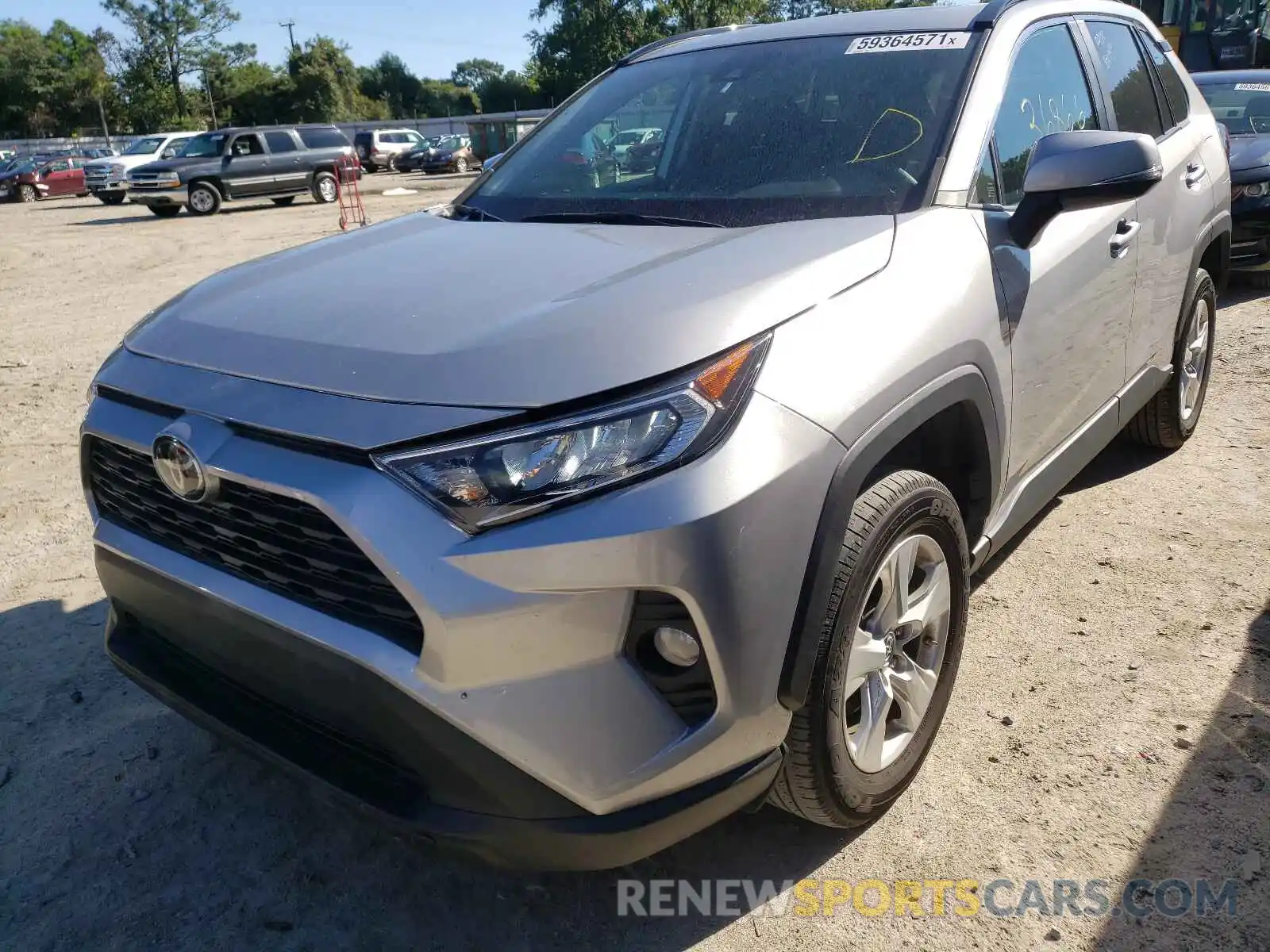 2 Photograph of a damaged car 2T3W1RFV6KC010711 TOYOTA RAV4 2019