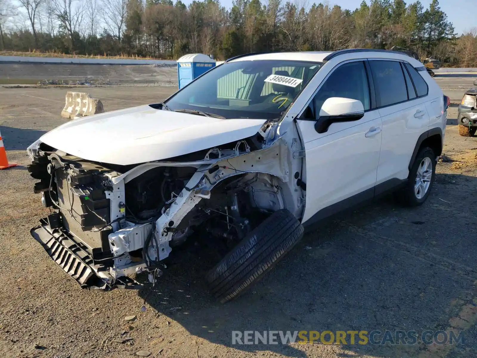 2 Photograph of a damaged car 2T3W1RFV6KC013494 TOYOTA RAV4 2019