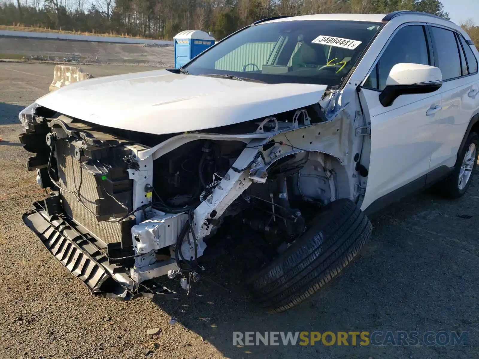 9 Photograph of a damaged car 2T3W1RFV6KC013494 TOYOTA RAV4 2019