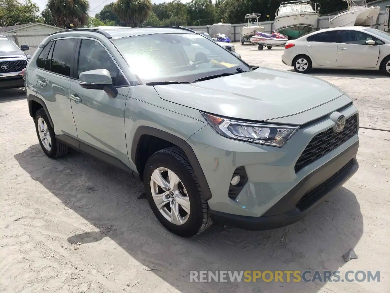 1 Photograph of a damaged car 2T3W1RFV6KC016363 TOYOTA RAV4 2019