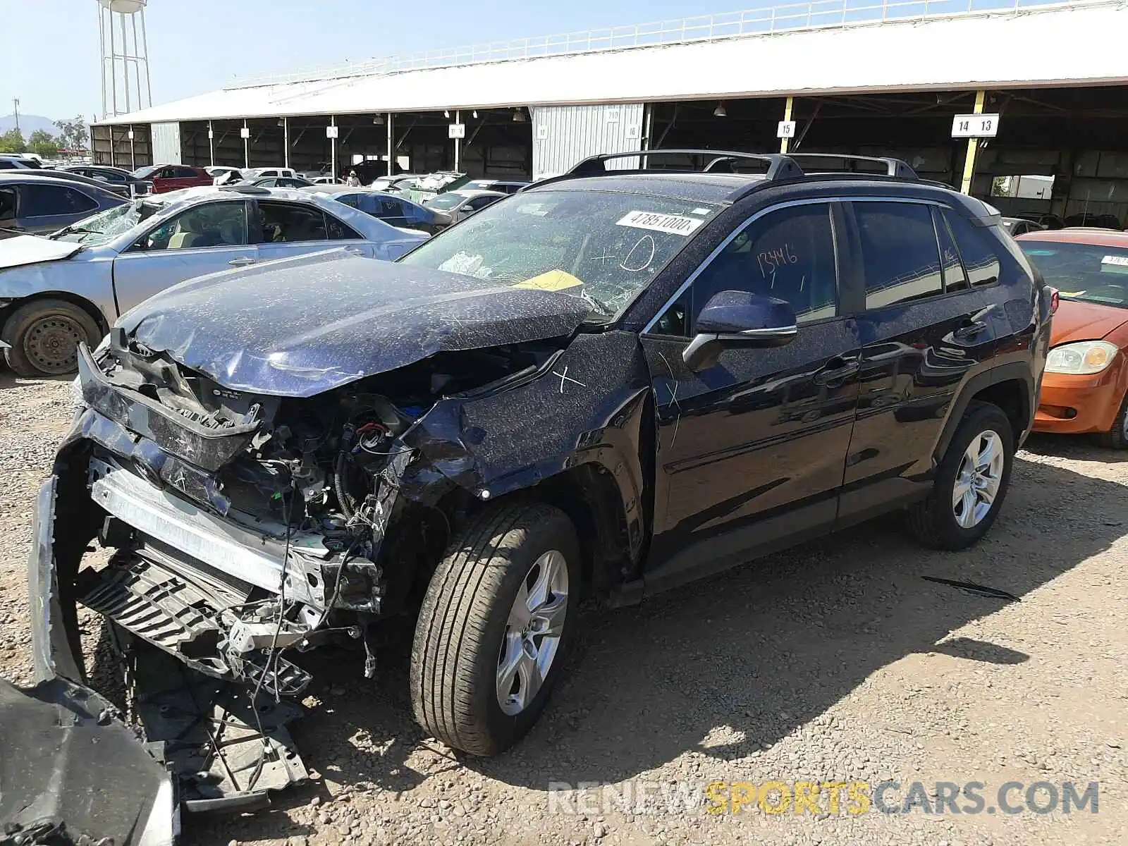 2 Photograph of a damaged car 2T3W1RFV6KC016962 TOYOTA RAV4 2019