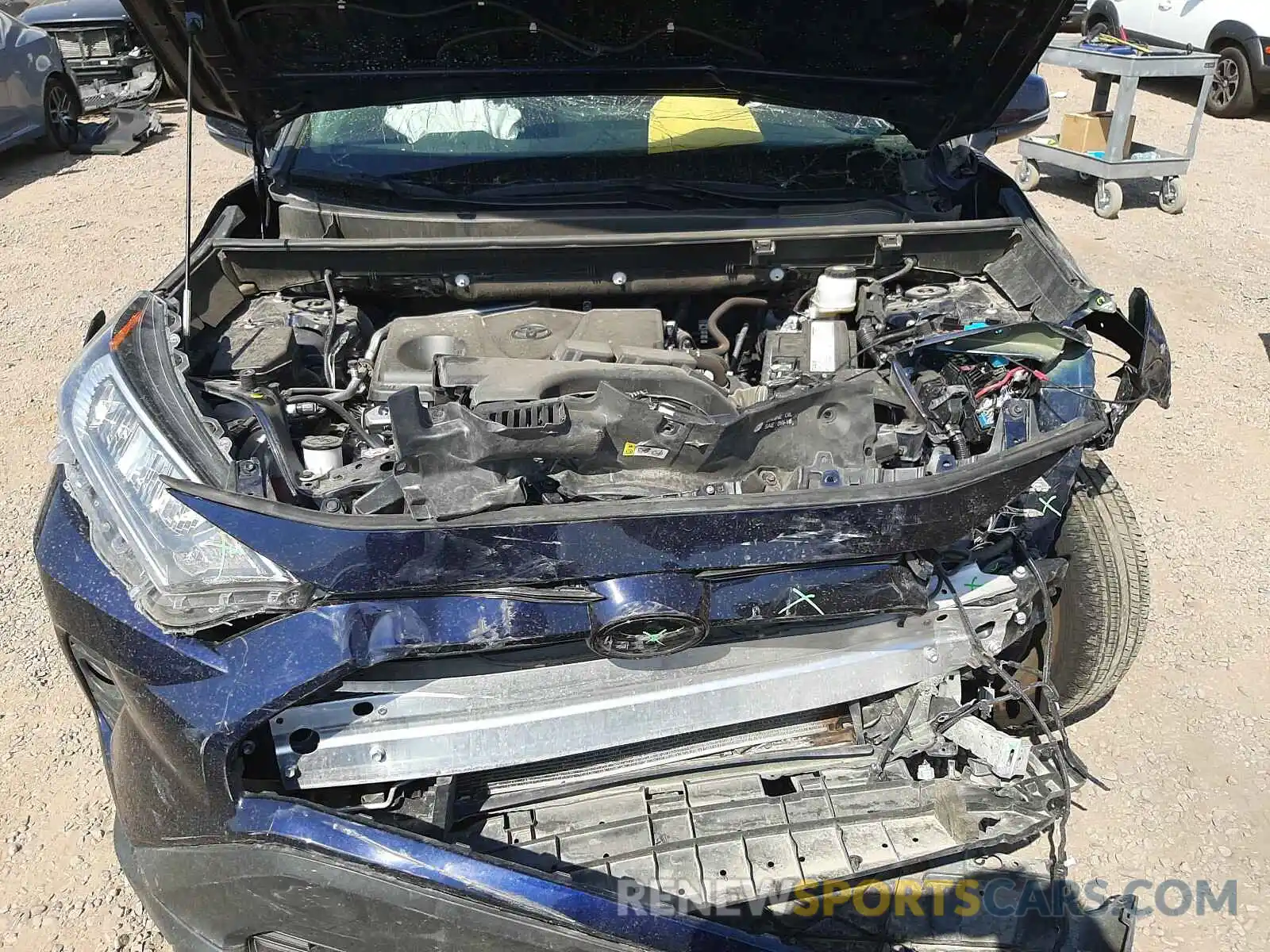 7 Photograph of a damaged car 2T3W1RFV6KC016962 TOYOTA RAV4 2019