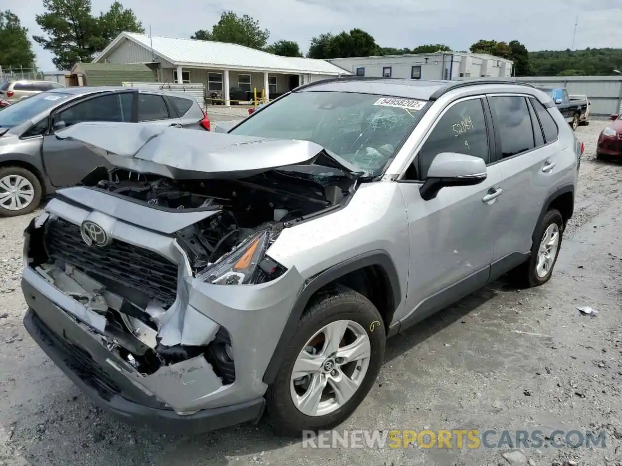 2 Photograph of a damaged car 2T3W1RFV6KC020008 TOYOTA RAV4 2019