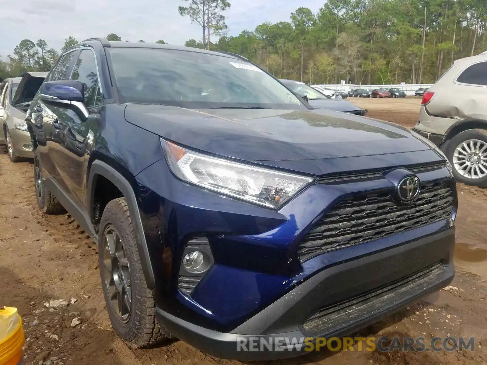 1 Photograph of a damaged car 2T3W1RFV6KC022454 TOYOTA RAV4 2019