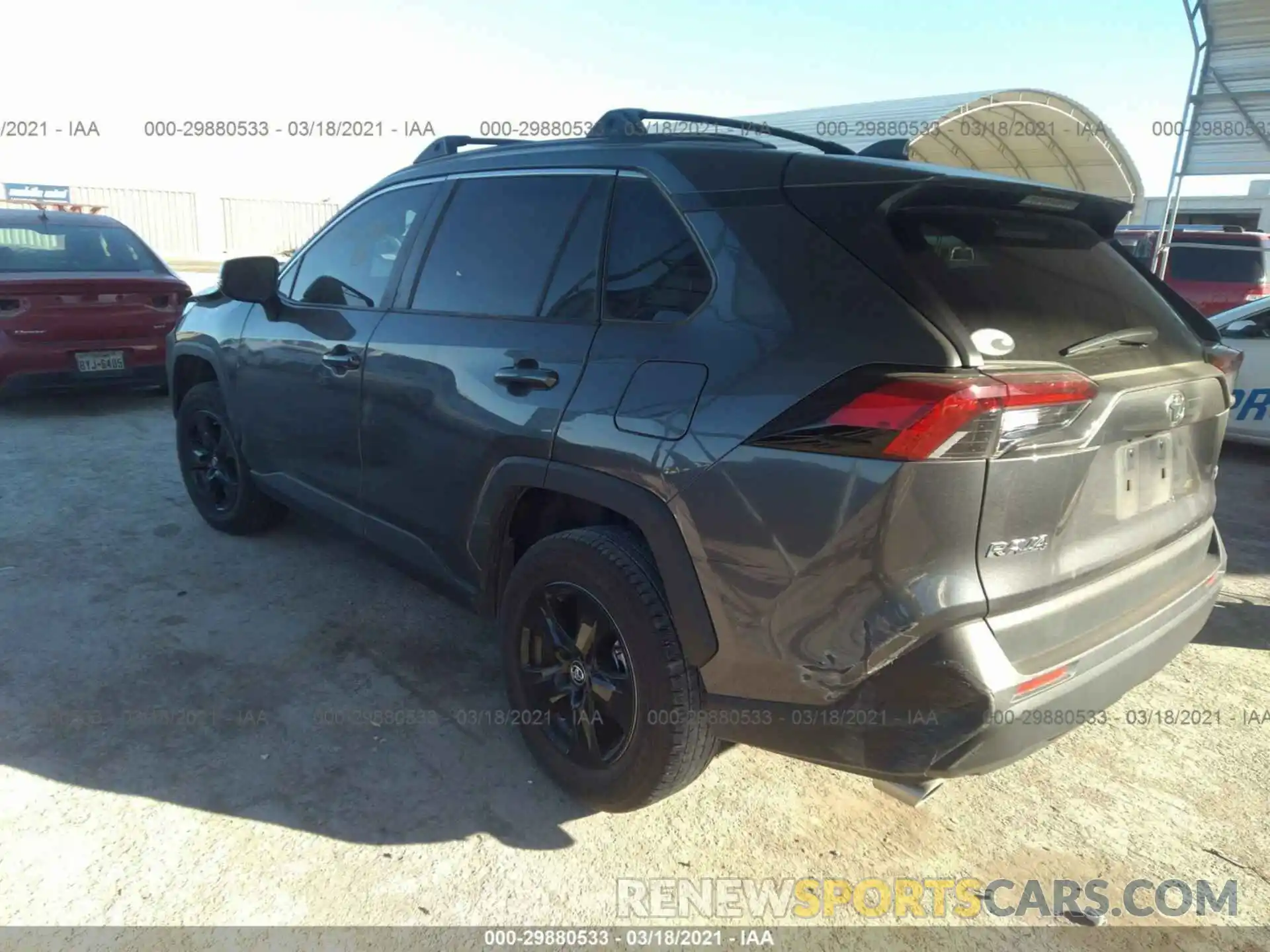 3 Photograph of a damaged car 2T3W1RFV6KC026746 TOYOTA RAV4 2019