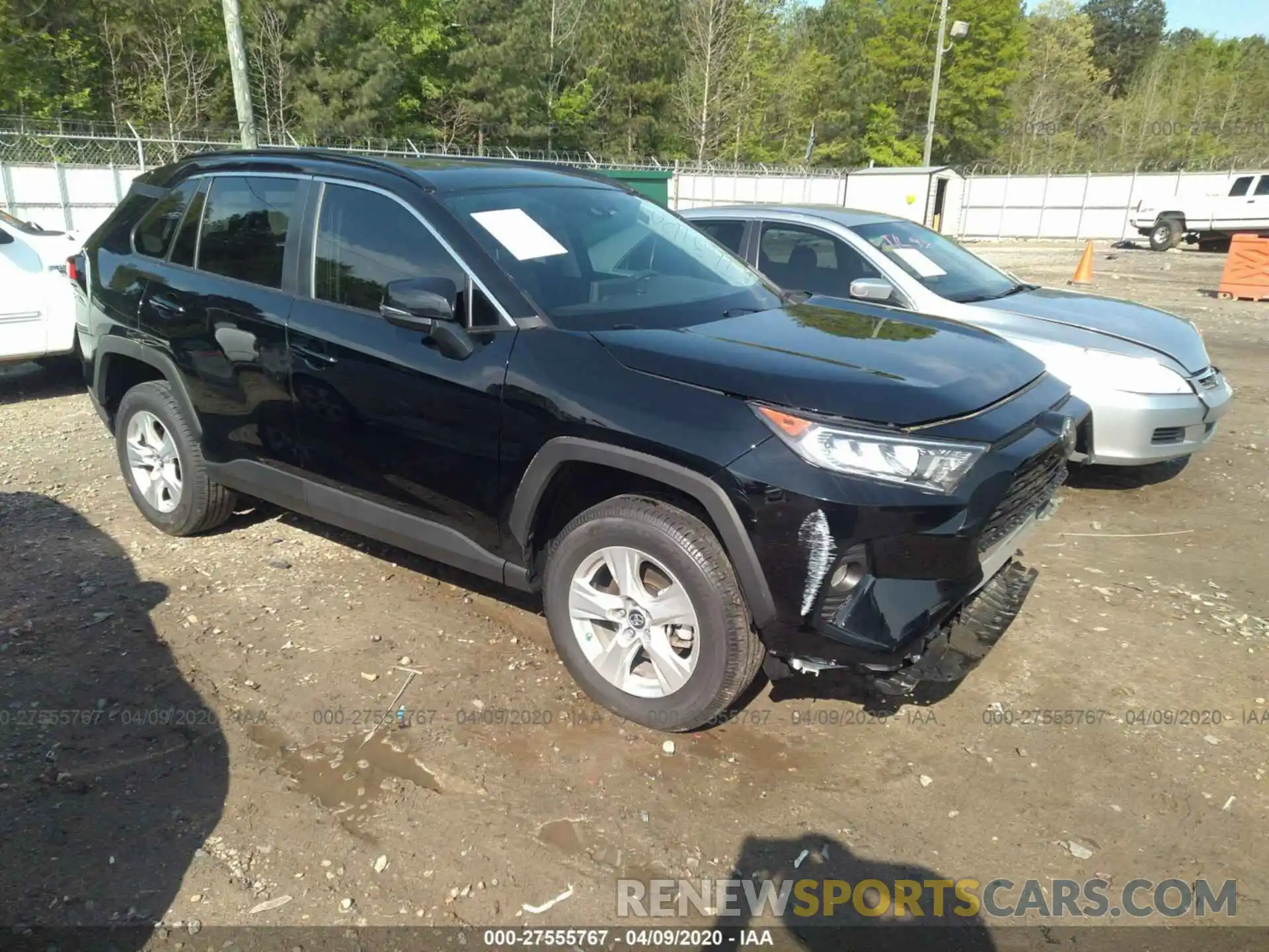 1 Photograph of a damaged car 2T3W1RFV6KC026956 TOYOTA RAV4 2019